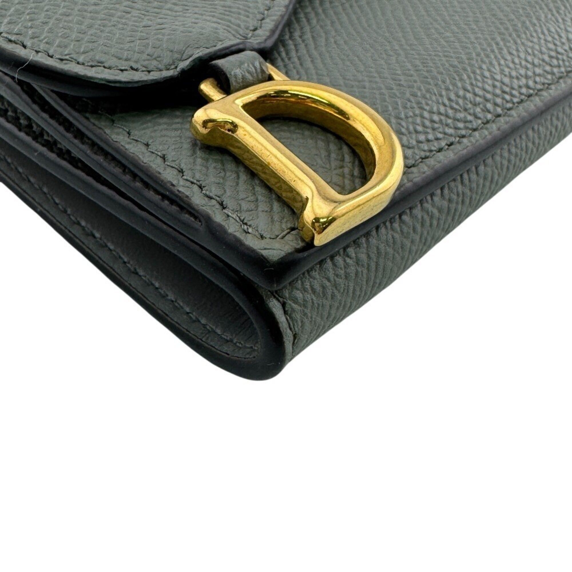 Leather Wallet (Tri-Fold) (Pre-Owned) - Christian Dior - Modalova