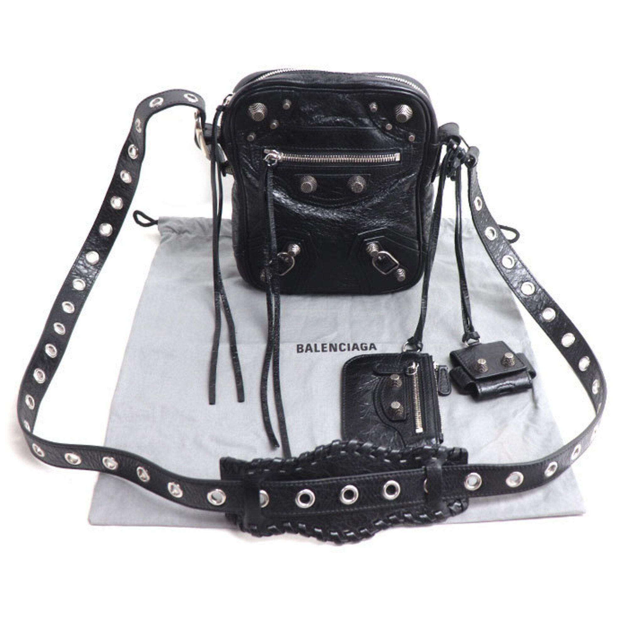 Leather Pouch Shoulder Bag (Pre-Owned) - Balenciaga - Modalova
