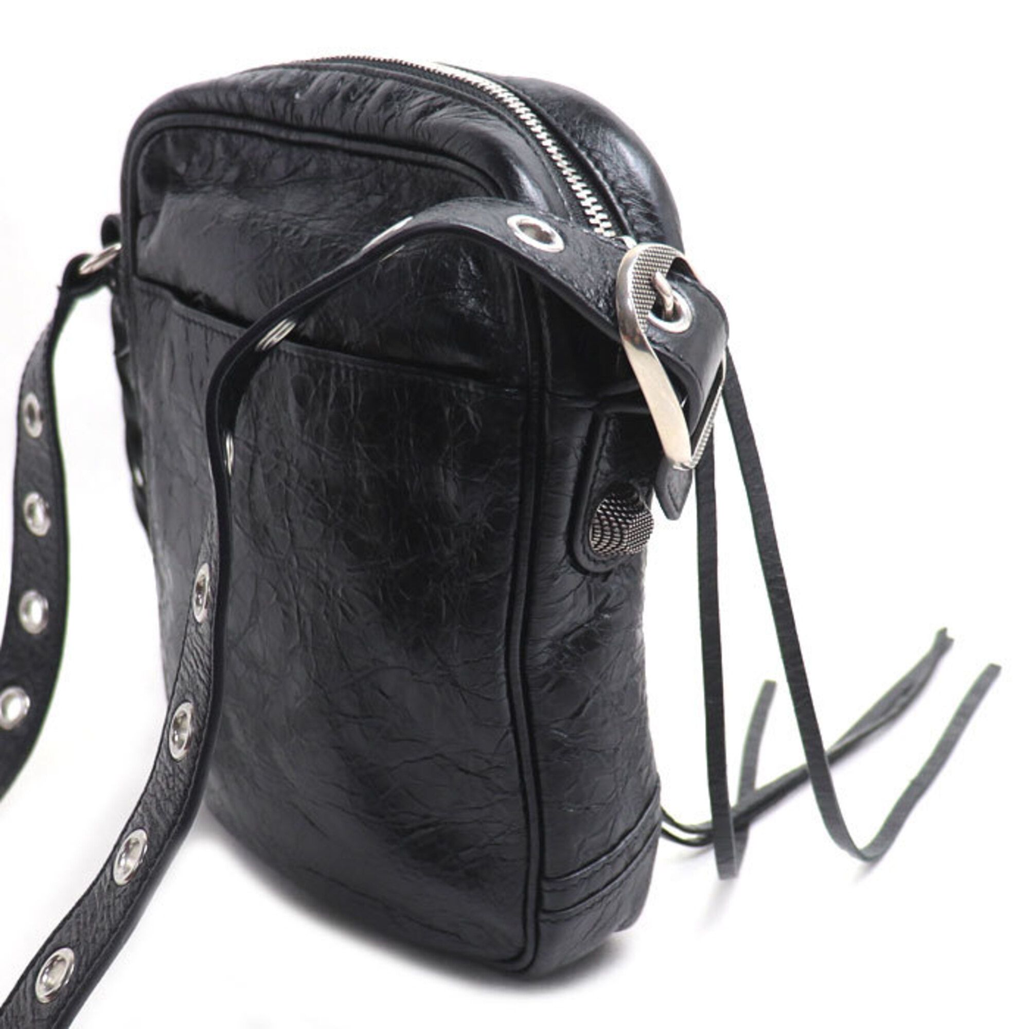 Leather Pouch Shoulder Bag (Pre-Owned) - Balenciaga - Modalova