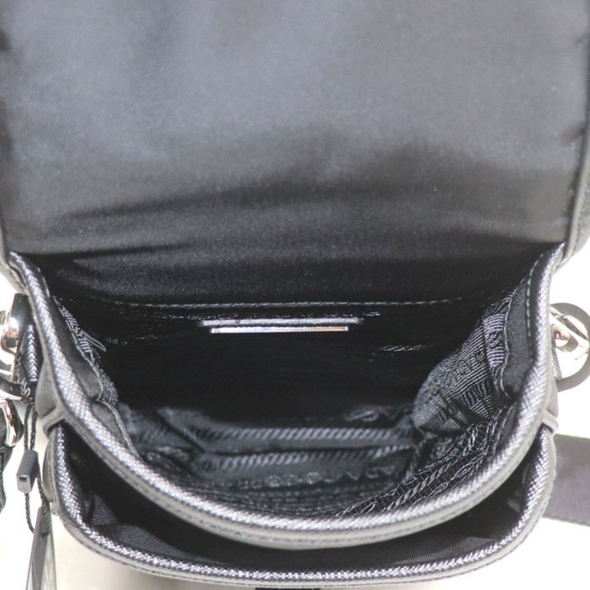 Nylon Leather Pouch Shoulder Bag (Pre-Owned) - Prada - Modalova