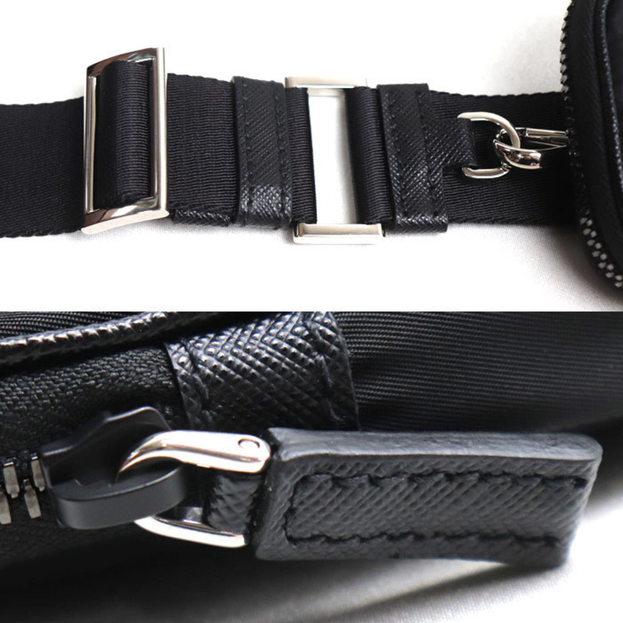 Nylon Leather Pouch Shoulder Bag (Pre-Owned) - Prada - Modalova