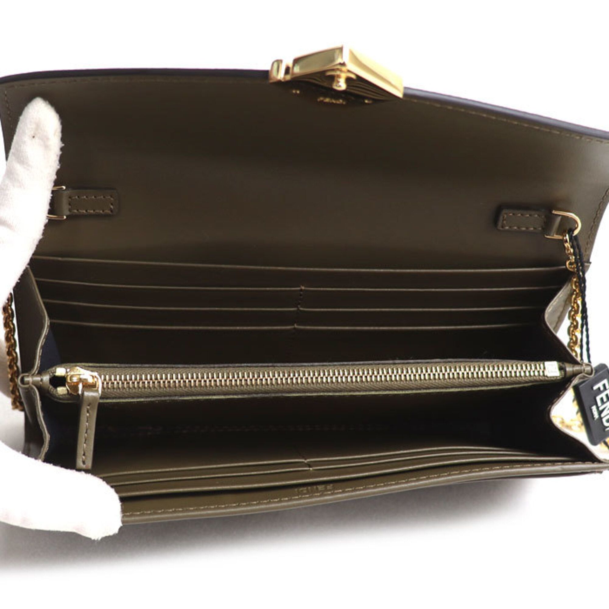 Leather Chain/Shoulder Wallet (Pre-Owned) - Fendi - Modalova