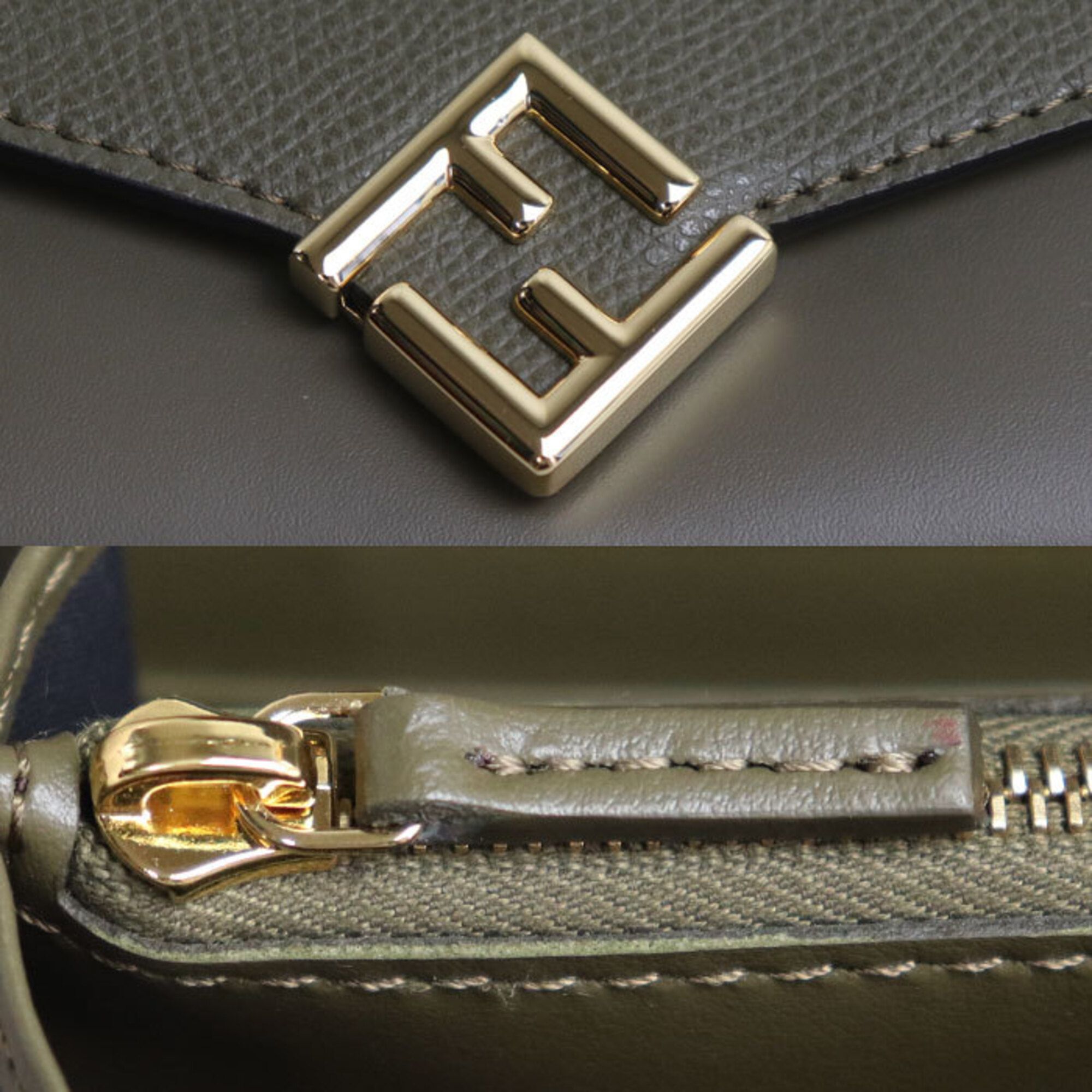 Leather Chain/Shoulder Wallet (Pre-Owned) - Fendi - Modalova