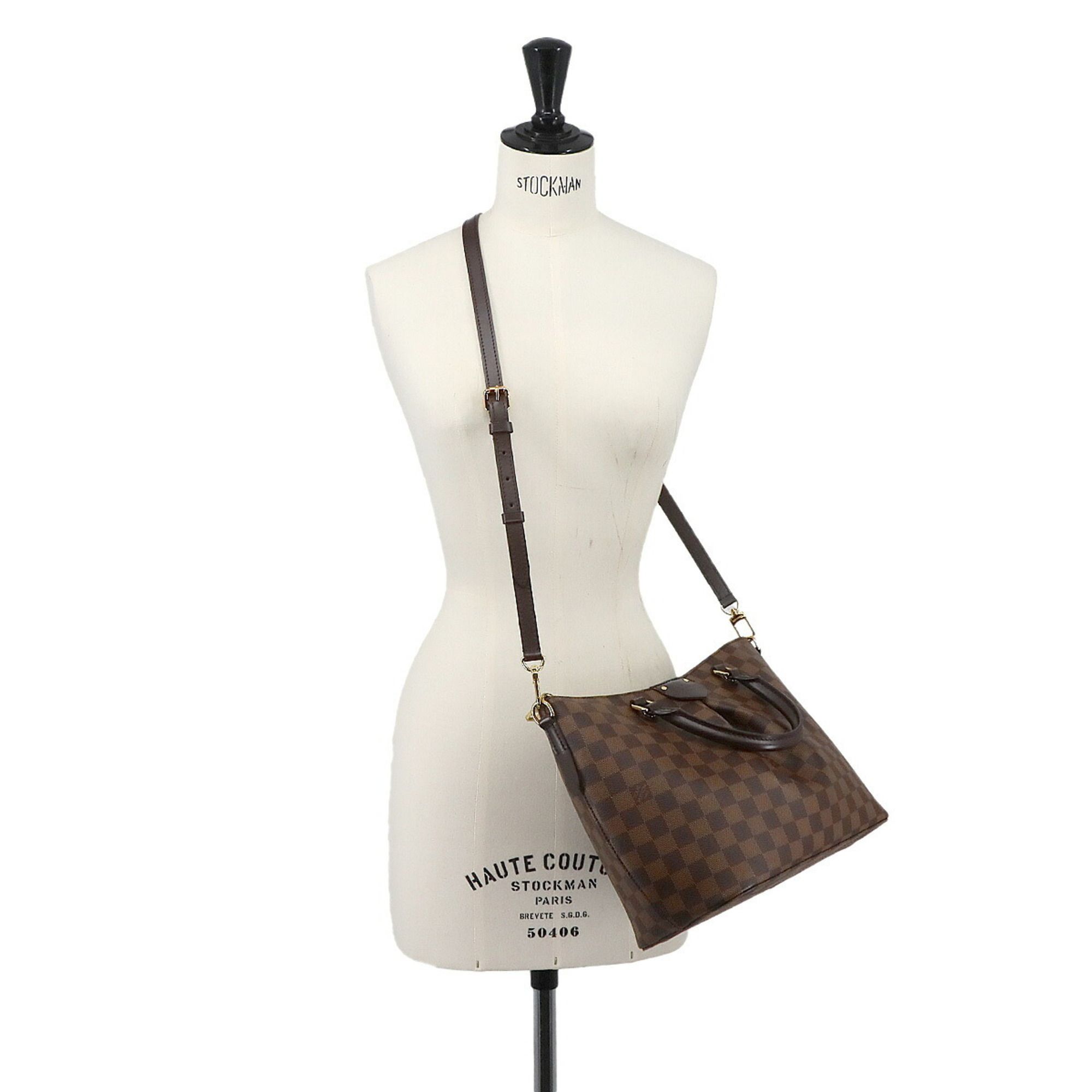 Damier Damier Canvas Handbag (Pre-Owned) - Louis Vuitton - Modalova