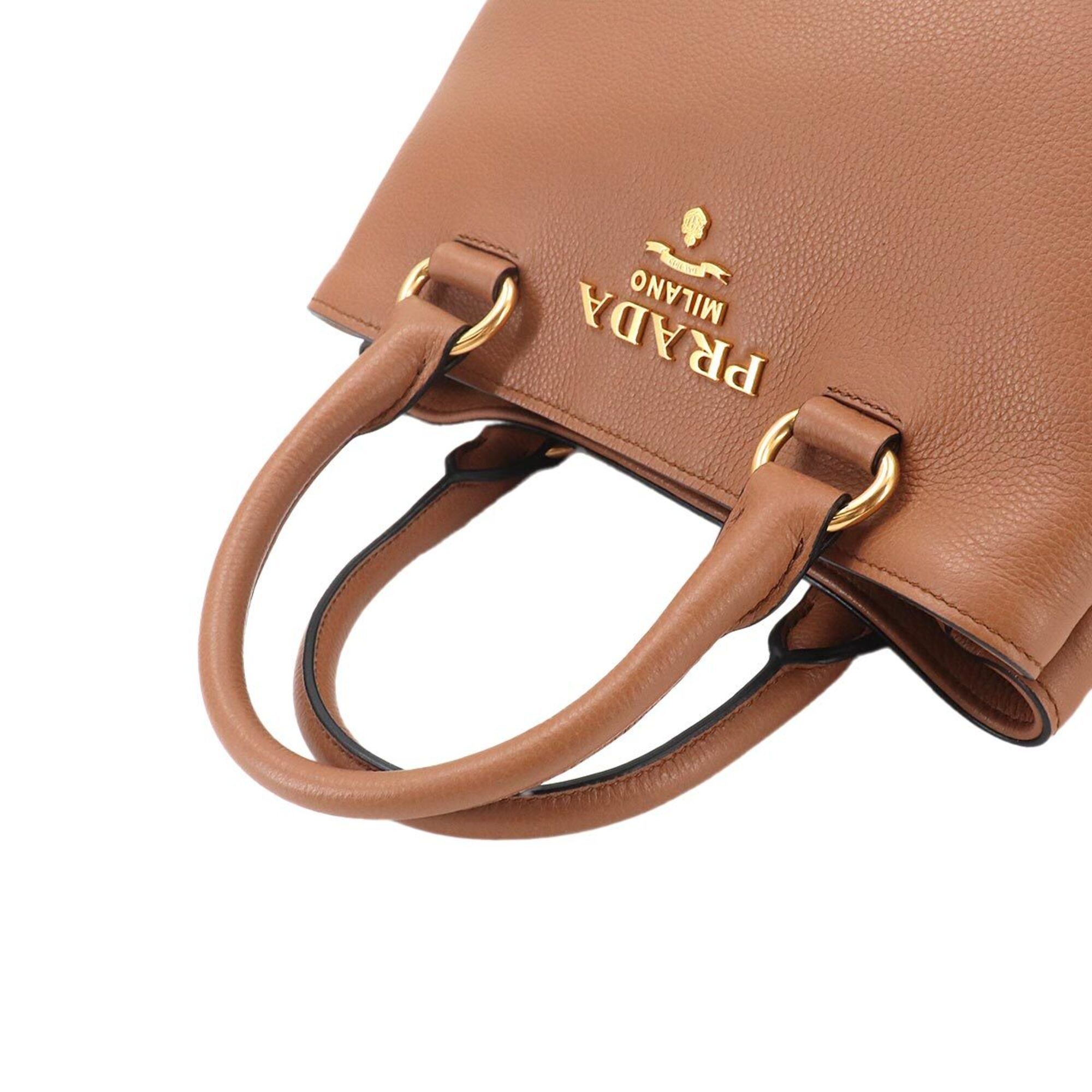 Leather Handbag (Pre-Owned) - Prada - Modalova