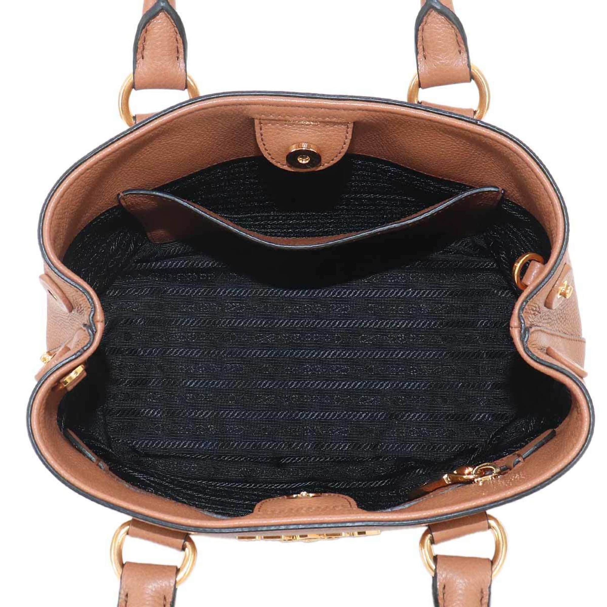 Leather Handbag (Pre-Owned) - Prada - Modalova