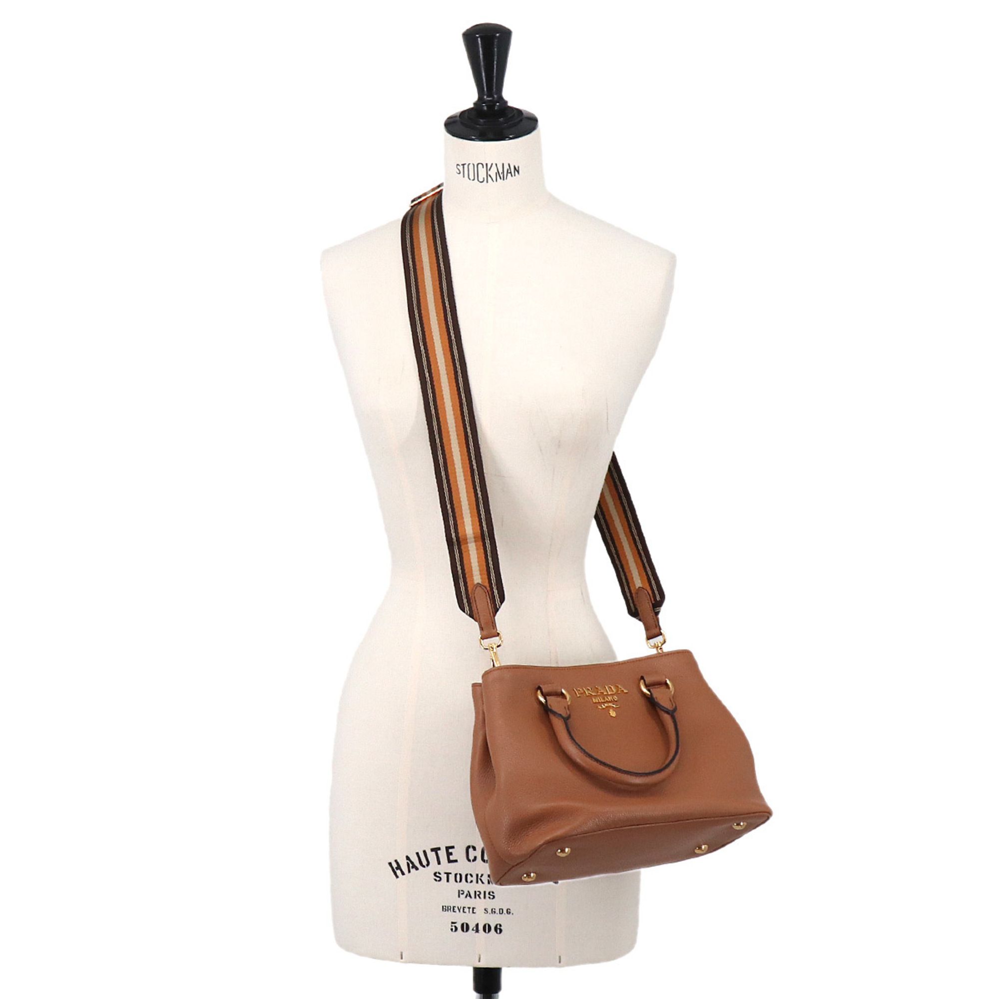 Leather Handbag (Pre-Owned) - Prada - Modalova