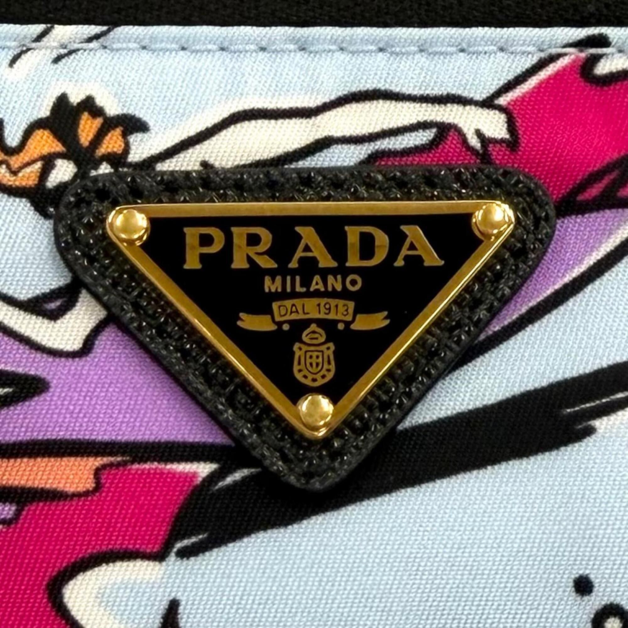 Prada Blue Nylon Pouch (Pre-Owned) - Prada - Modalova