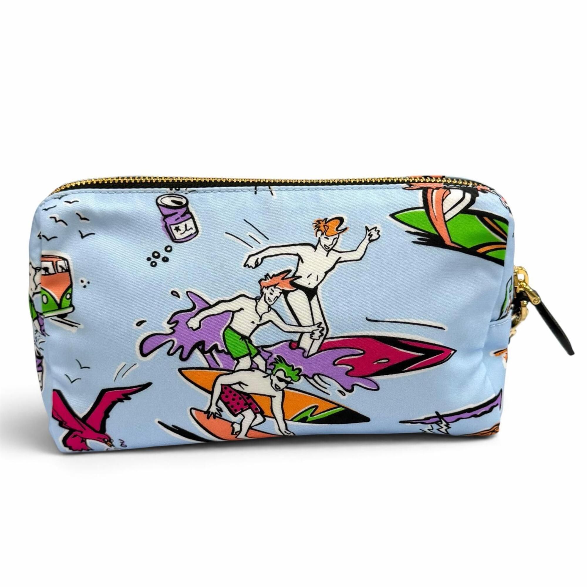 Prada Blue Nylon Pouch (Pre-Owned) - Prada - Modalova