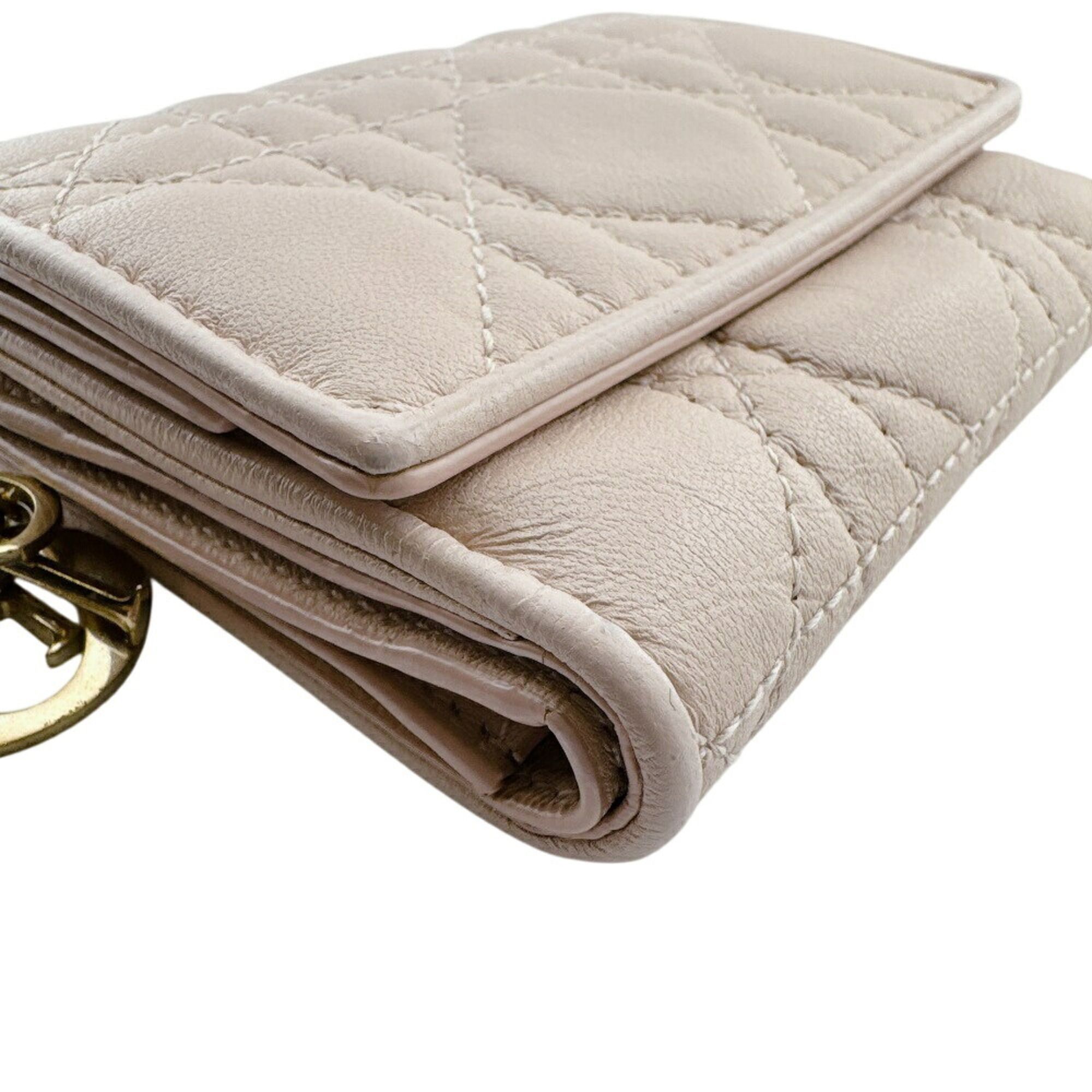 Leather Wallet (Tri-Fold) (Pre-Owned) - Christian Dior - Modalova
