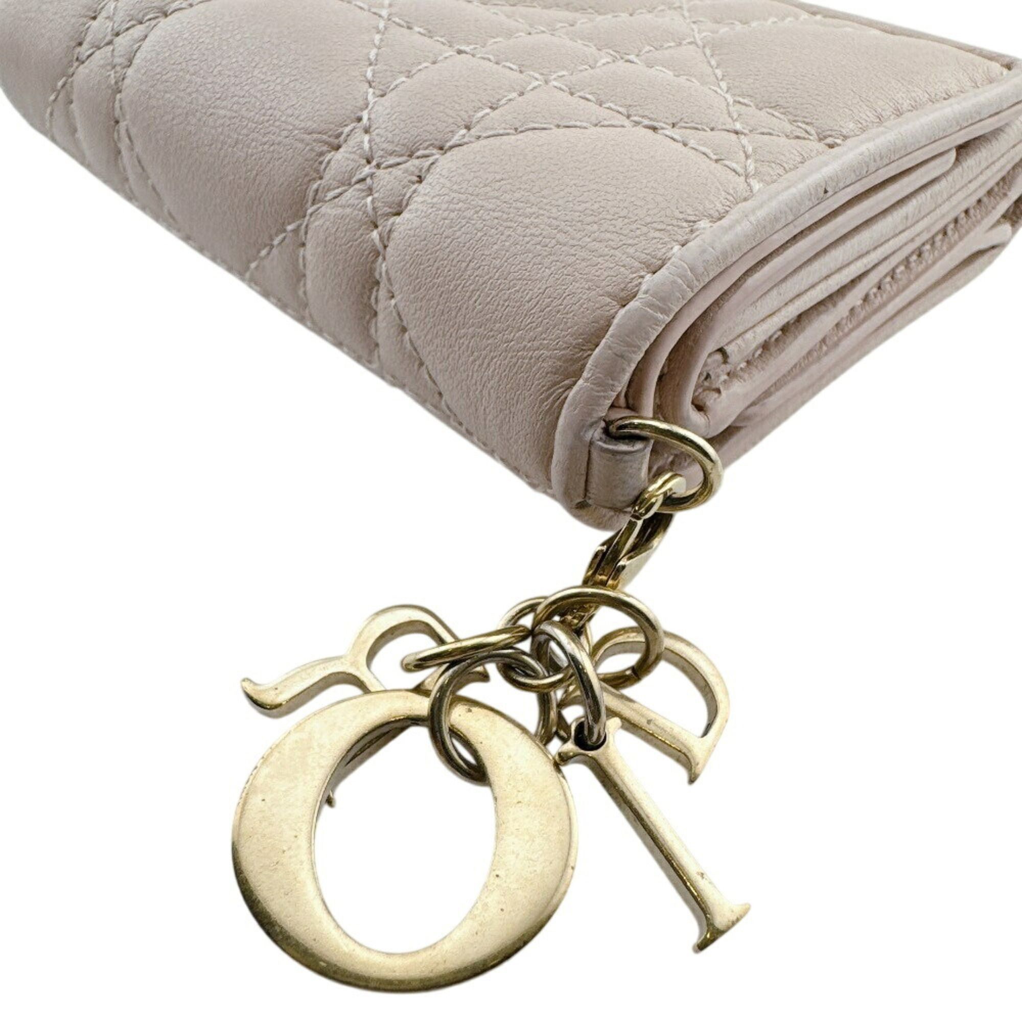 Leather Wallet (Tri-Fold) (Pre-Owned) - Christian Dior - Modalova