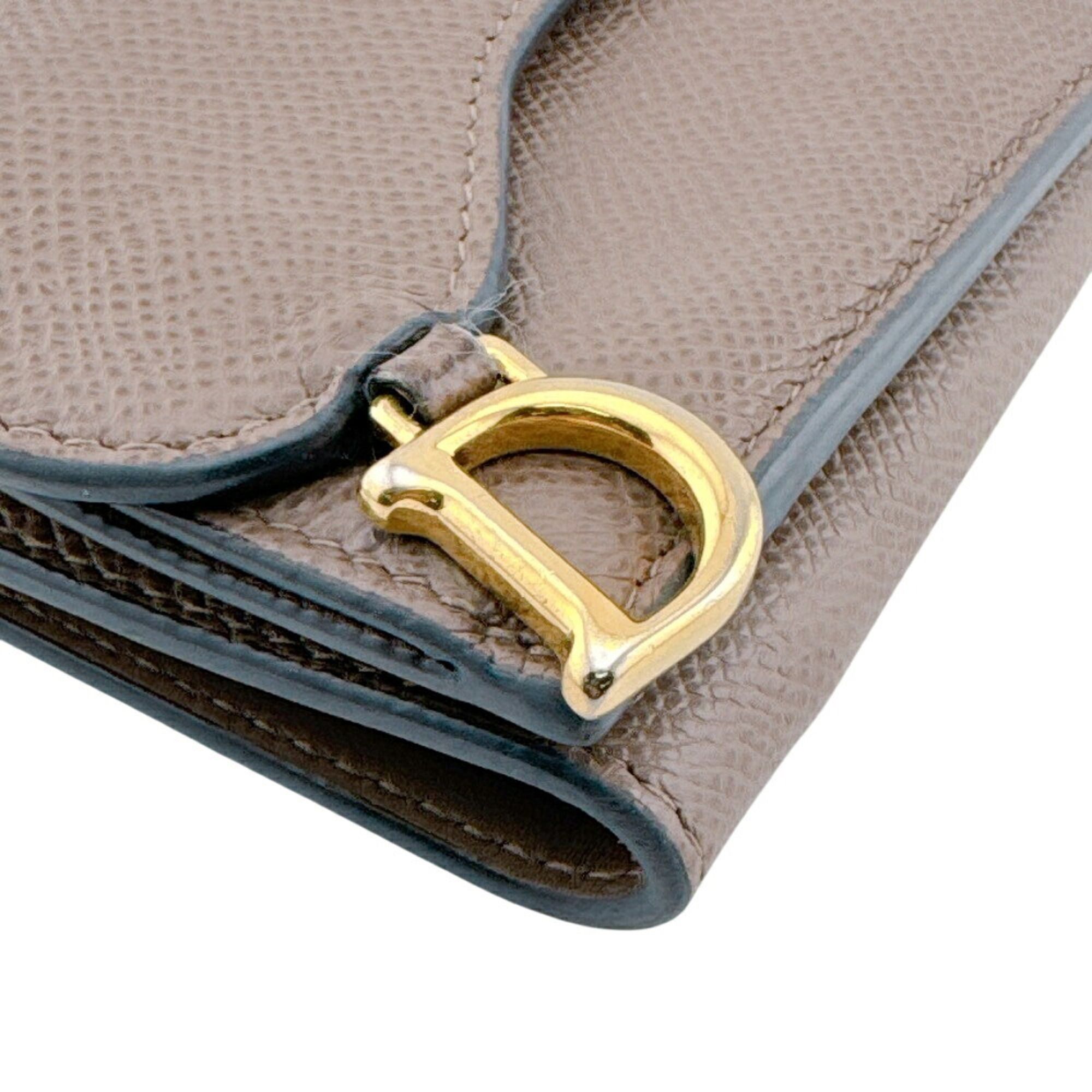 Leather Wallet (Tri-Fold) (Pre-Owned) - Christian Dior - Modalova