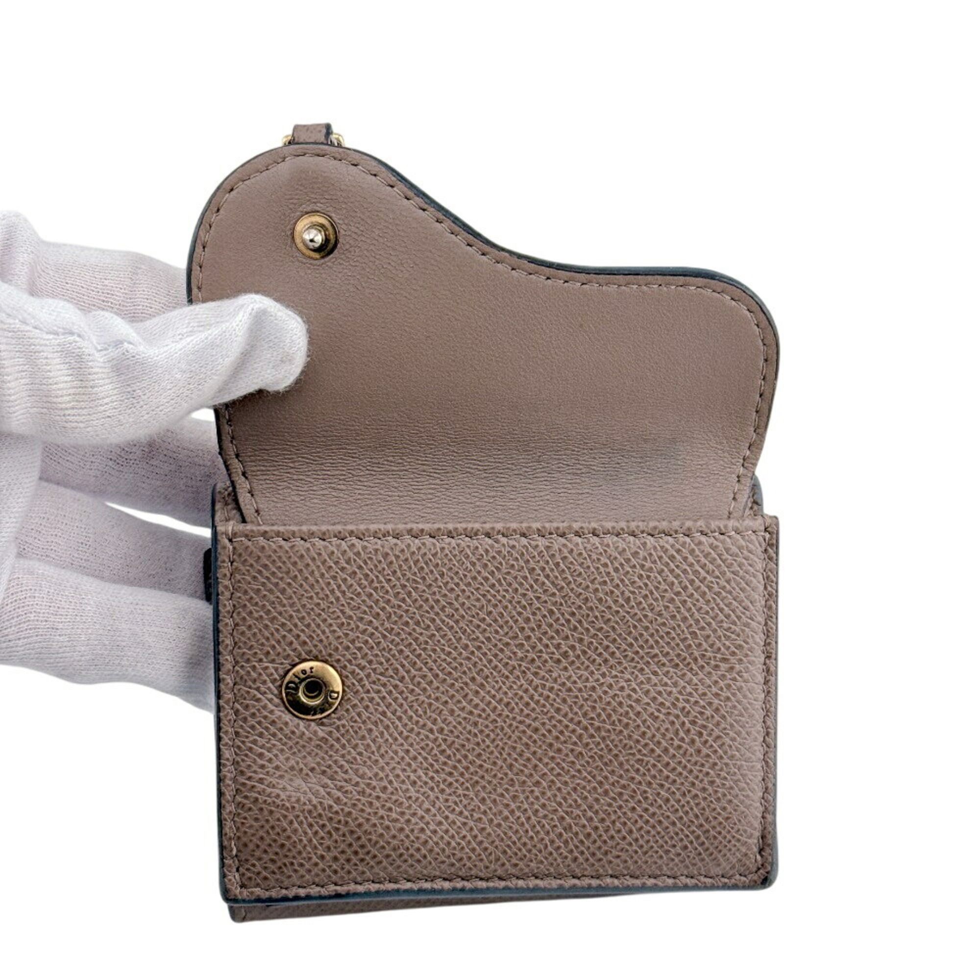 Leather Wallet (Tri-Fold) (Pre-Owned) - Christian Dior - Modalova