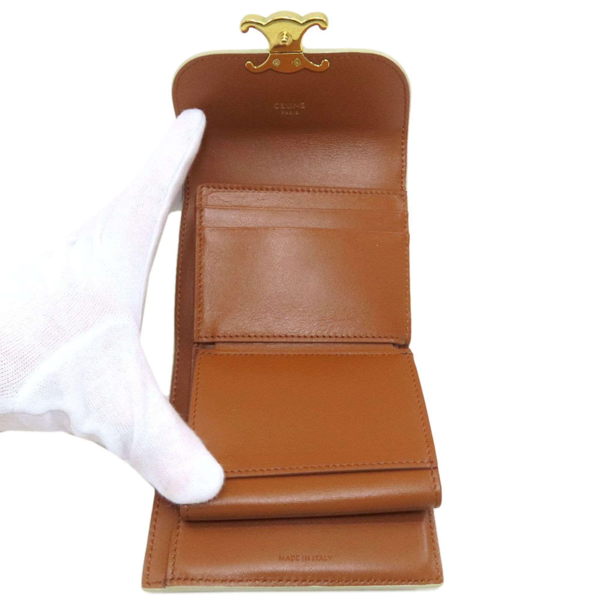 Leather Wallet (Tri-Fold) (Pre-Owned) - Celine - Modalova