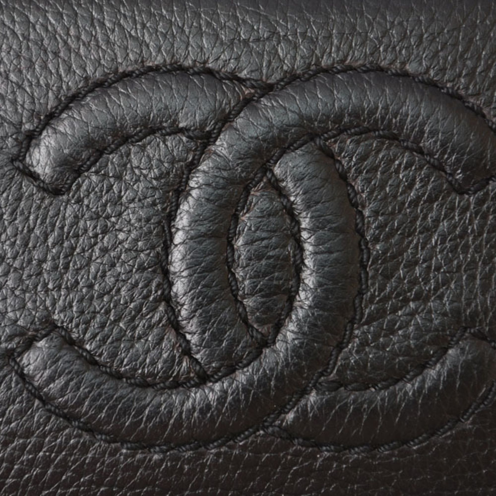 Leather Long Wallet (Bi-Fold) (Pre-Owned) - Chanel - Modalova