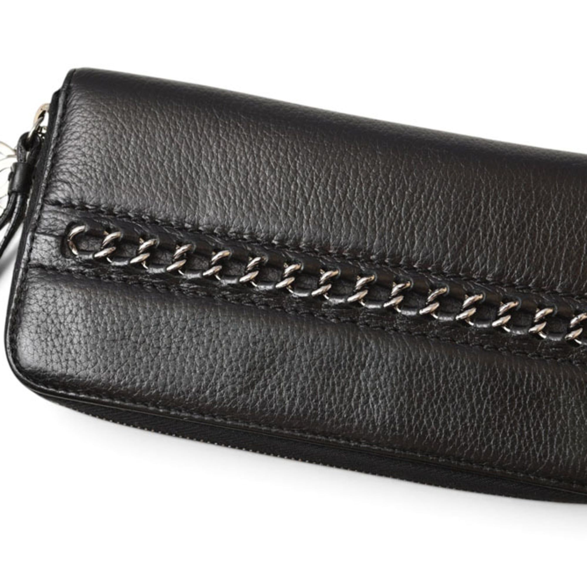 Leather Long Wallet (Bi-Fold) (Pre-Owned) - Chanel - Modalova