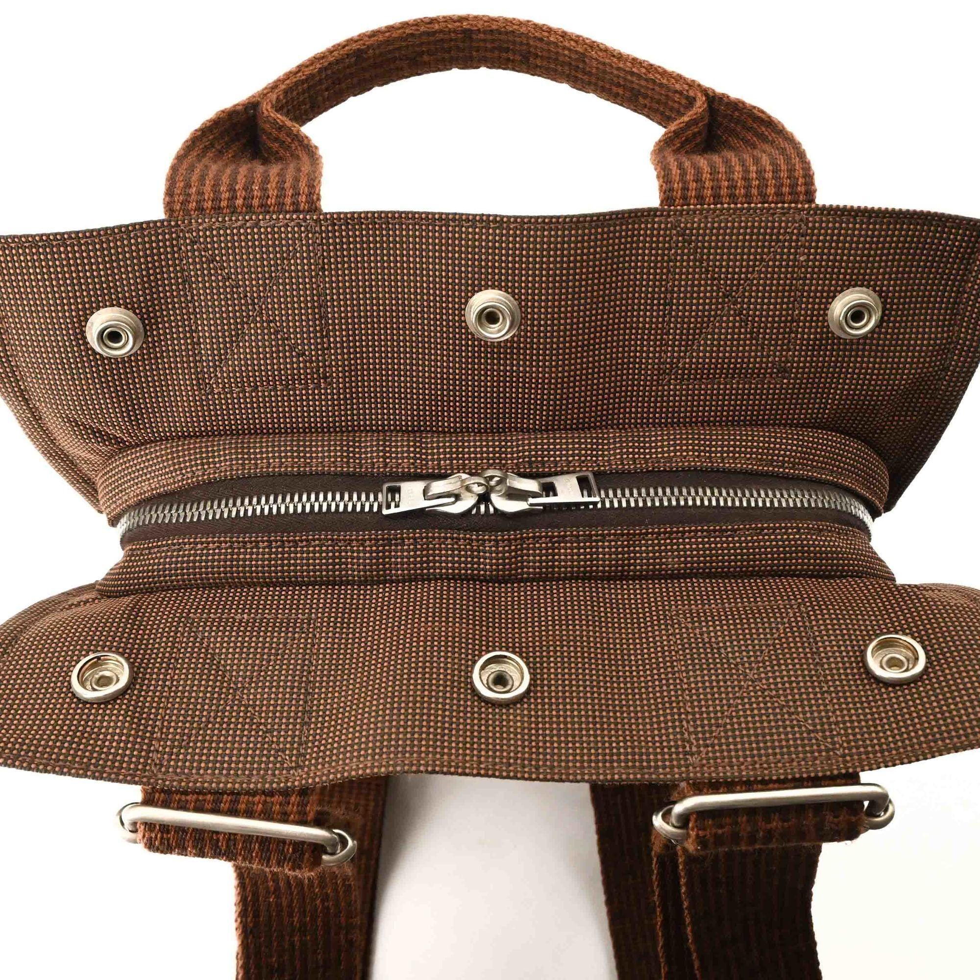 Her Line Nylon Canvas Backpack (Pre-Owned) - Hermes - Modalova