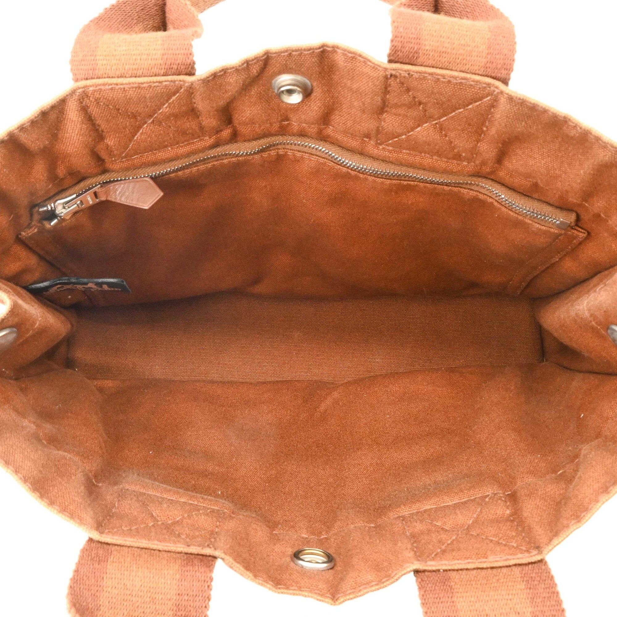 Fourre Tout Canvas Leather Handbag (Pre-Owned) - Hermes - Modalova