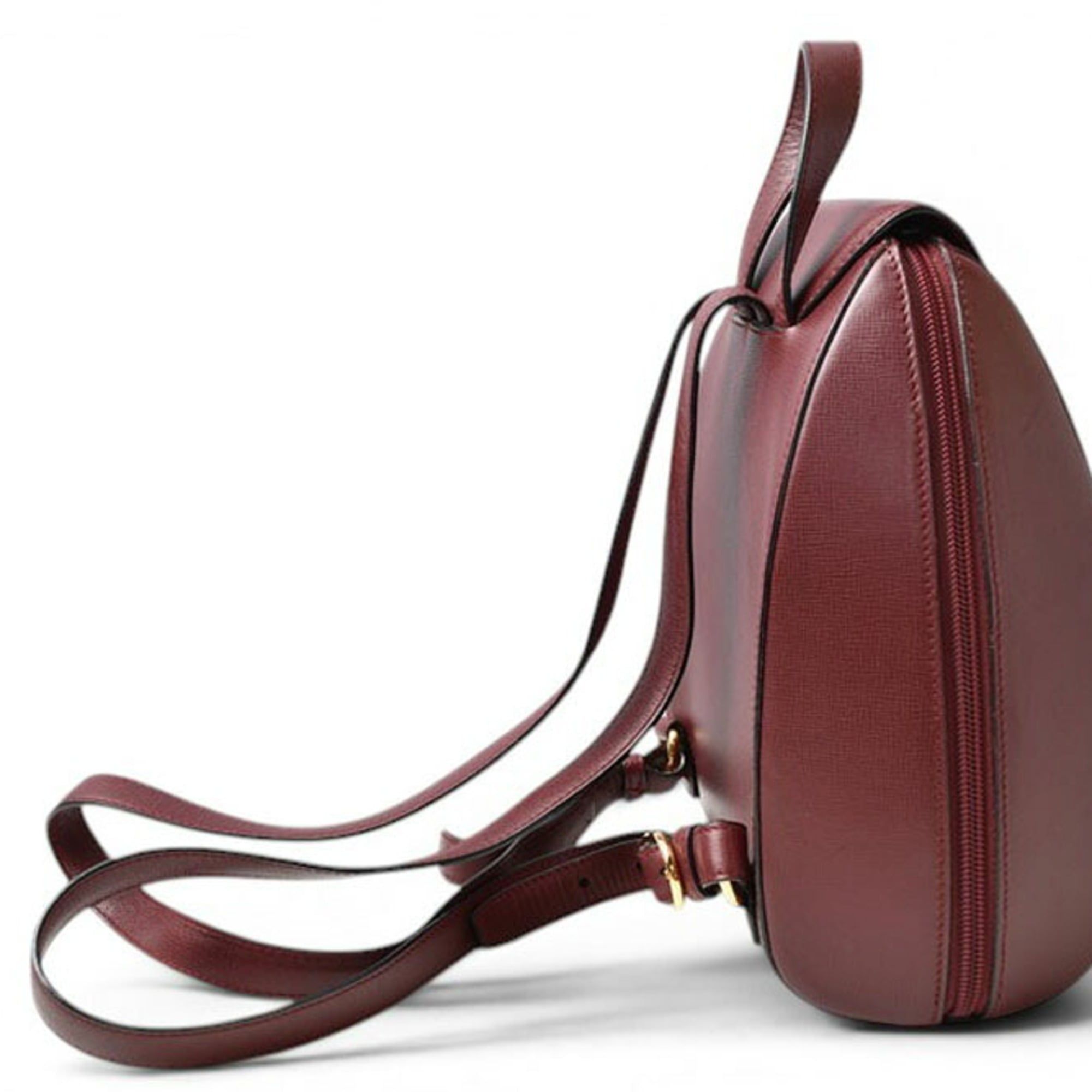 Leather Backpack (Pre-Owned) - Cartier - Modalova