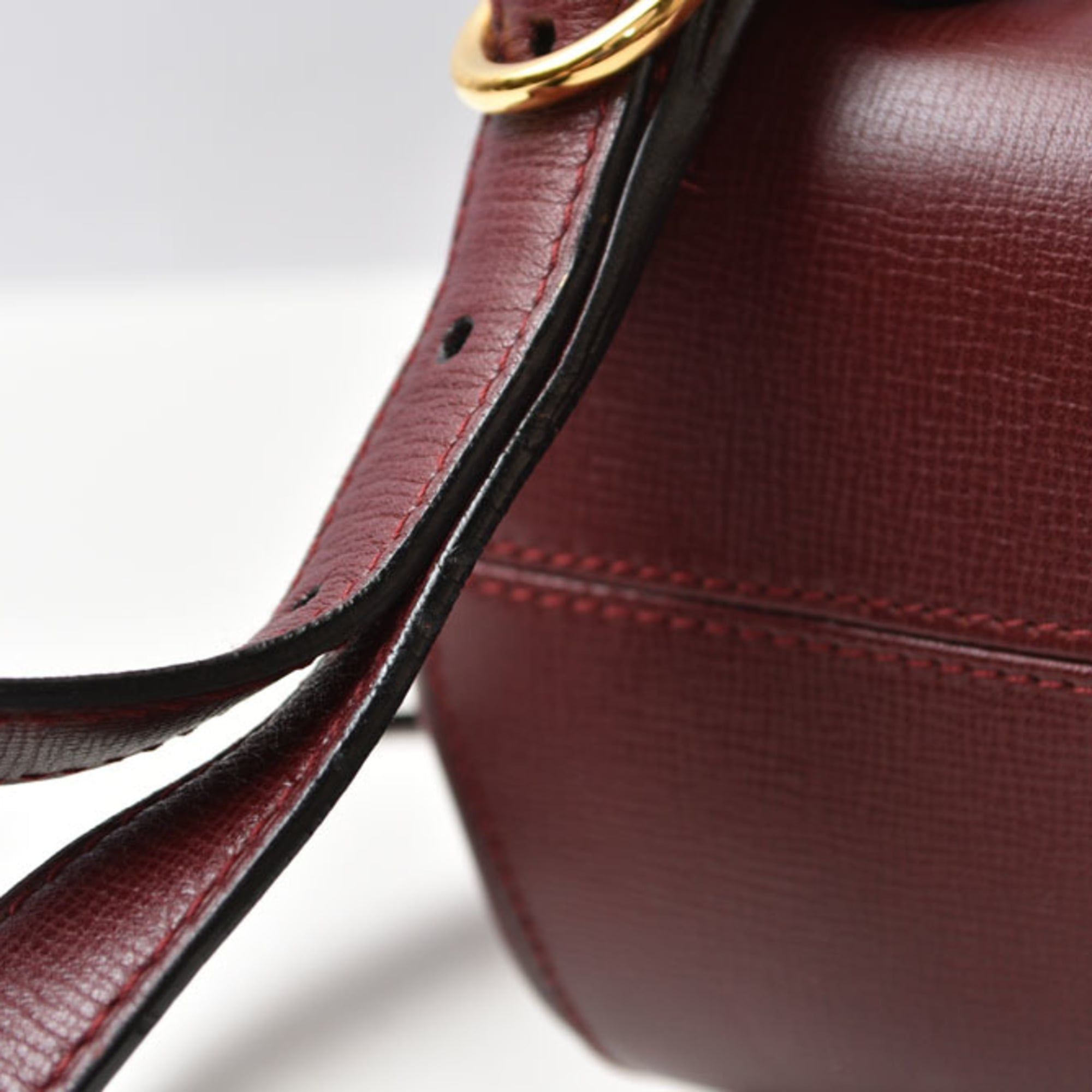Leather Backpack (Pre-Owned) - Cartier - Modalova