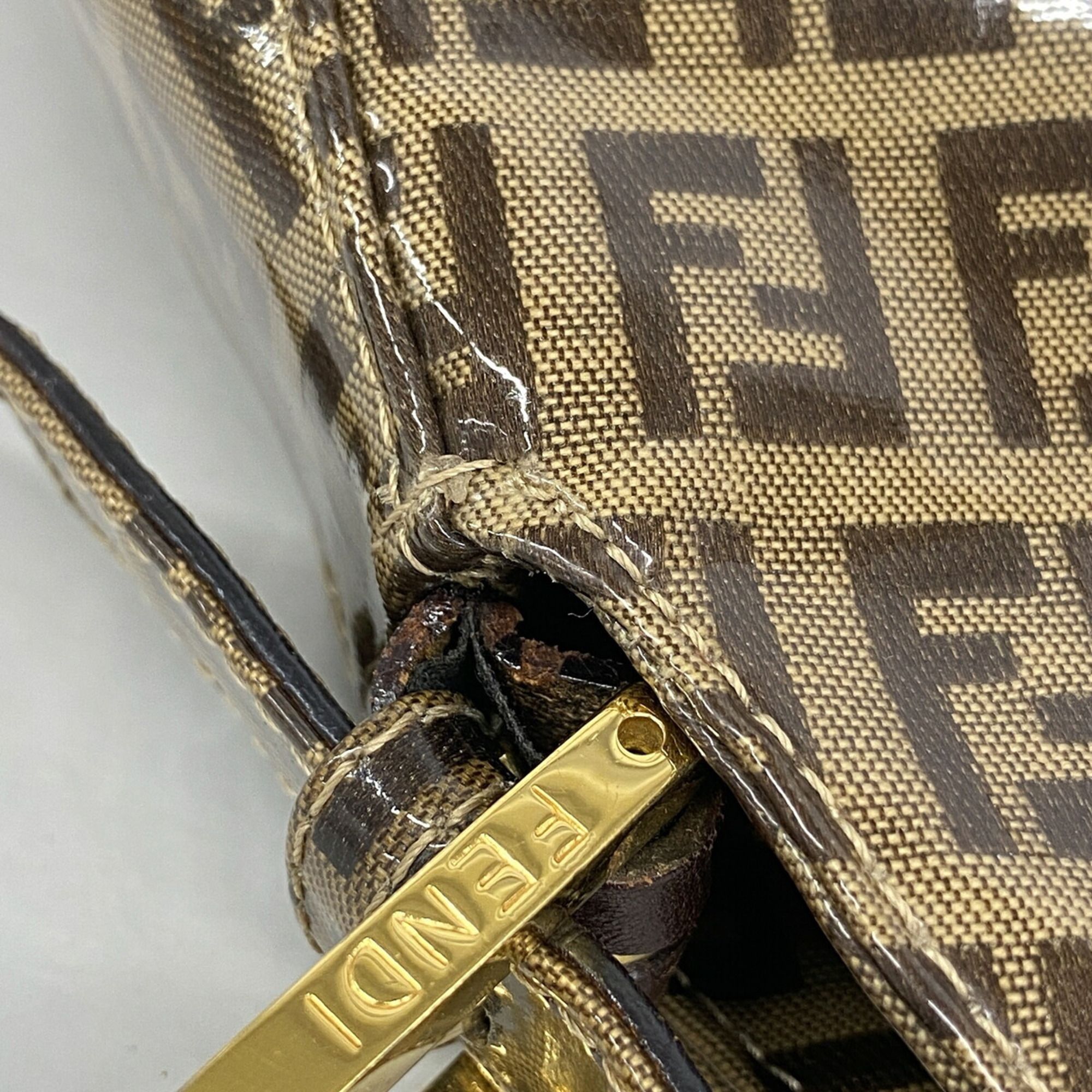Coated Canvas Handbag (Pre-Owned) - Fendi - Modalova