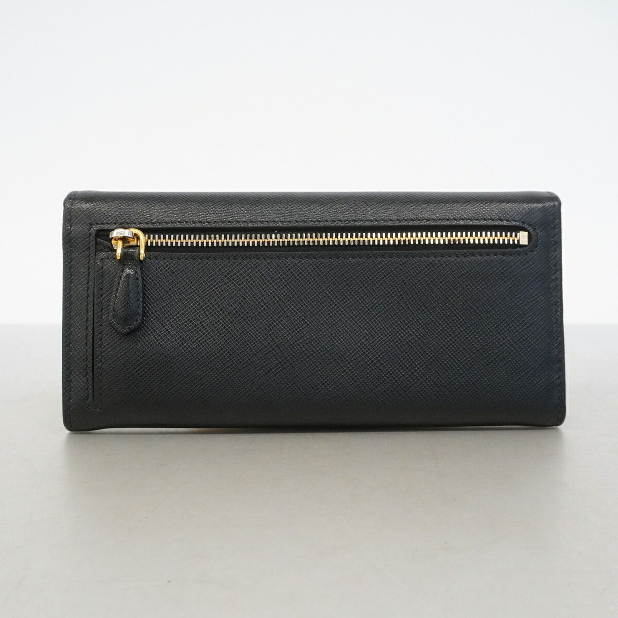 Leather Long Wallet (Bi-Fold) (Pre-Owned) - Prada - Modalova