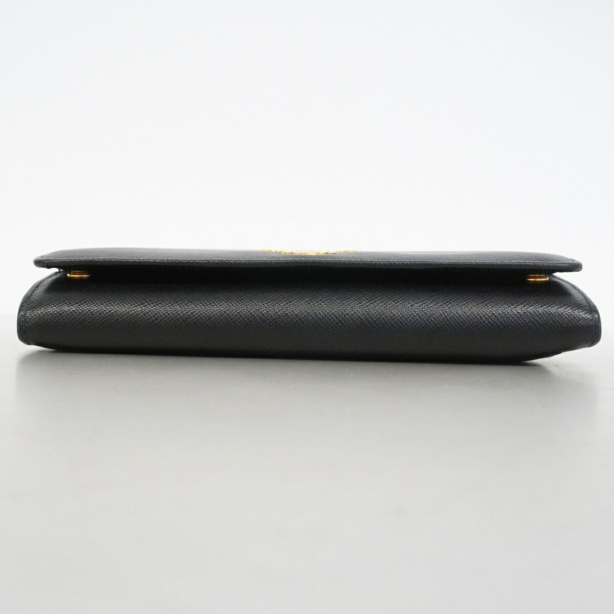 Leather Long Wallet (Bi-Fold) (Pre-Owned) - Prada - Modalova