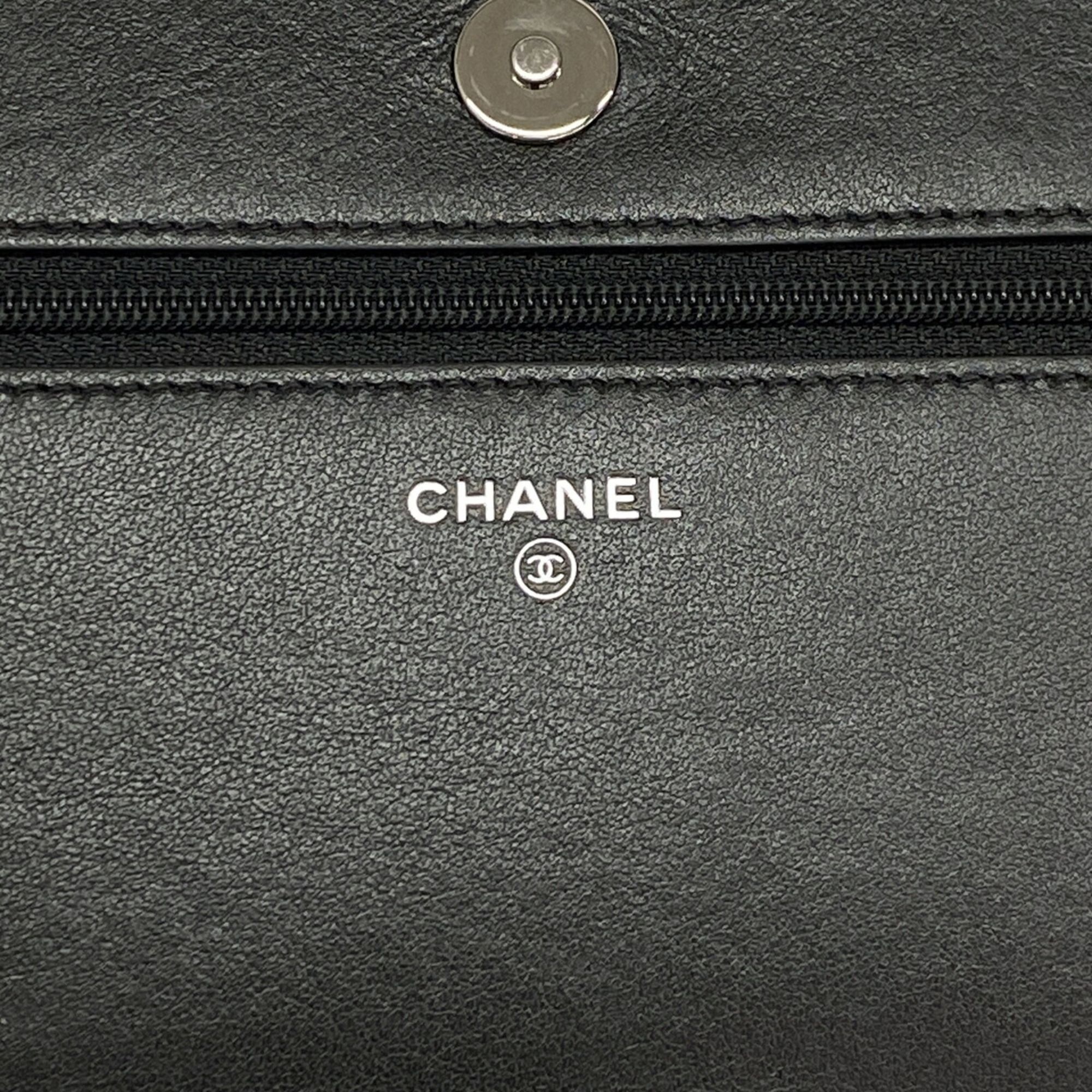 Canvas Chain/Shoulder Wallet (Pre-Owned) - Chanel - Modalova