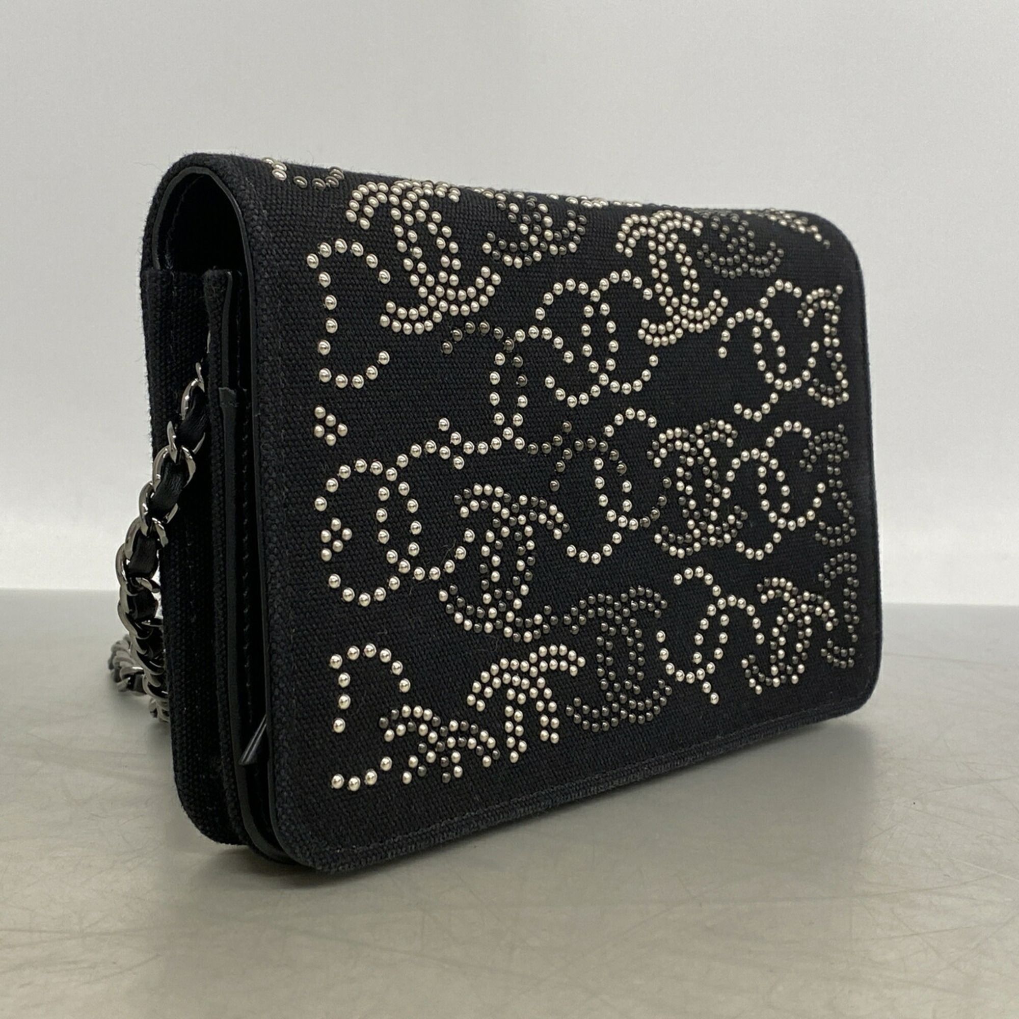 Canvas Chain/Shoulder Wallet (Pre-Owned) - Chanel - Modalova