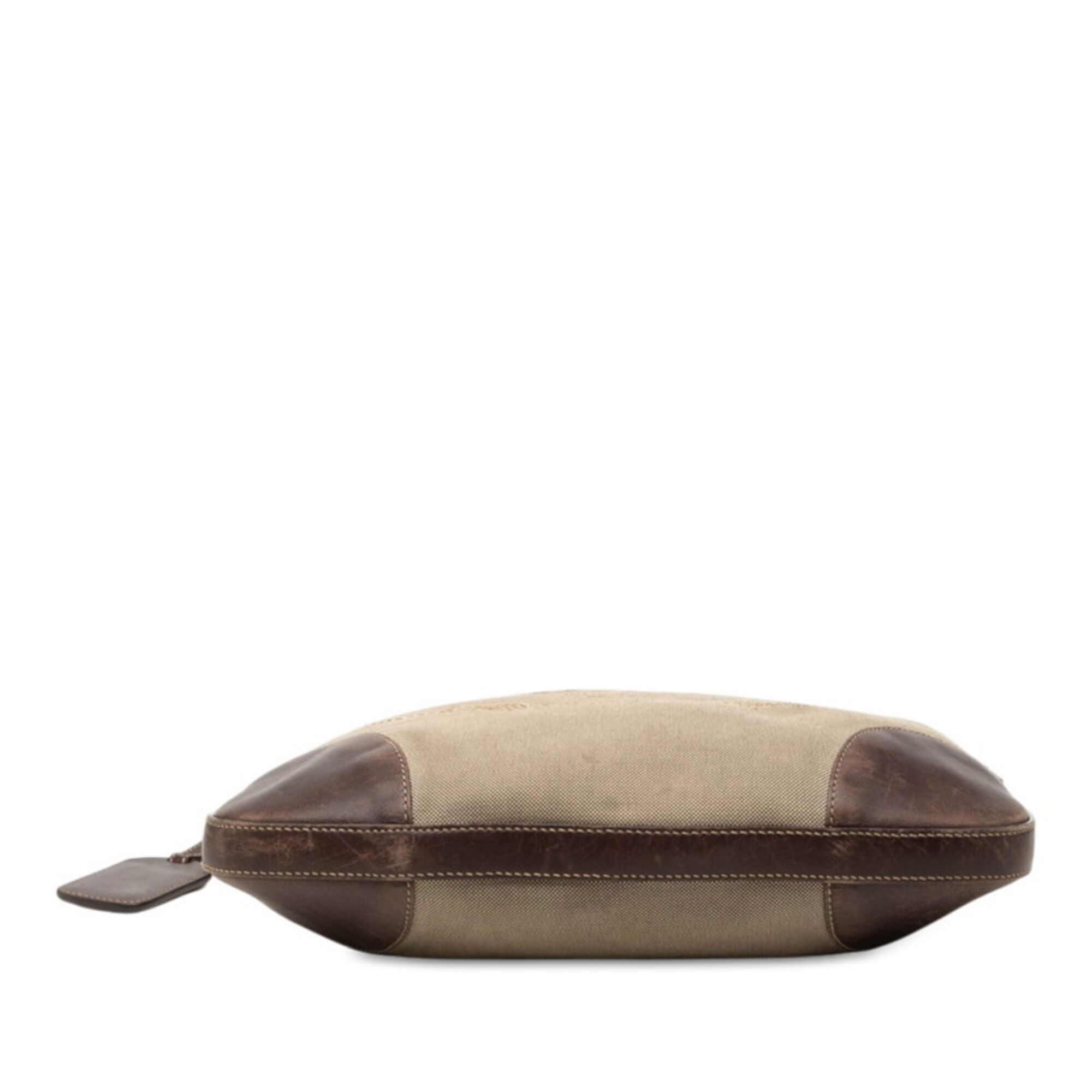 Canvas Leather Shoulder Bag (Pre-Owned) - Prada - Modalova