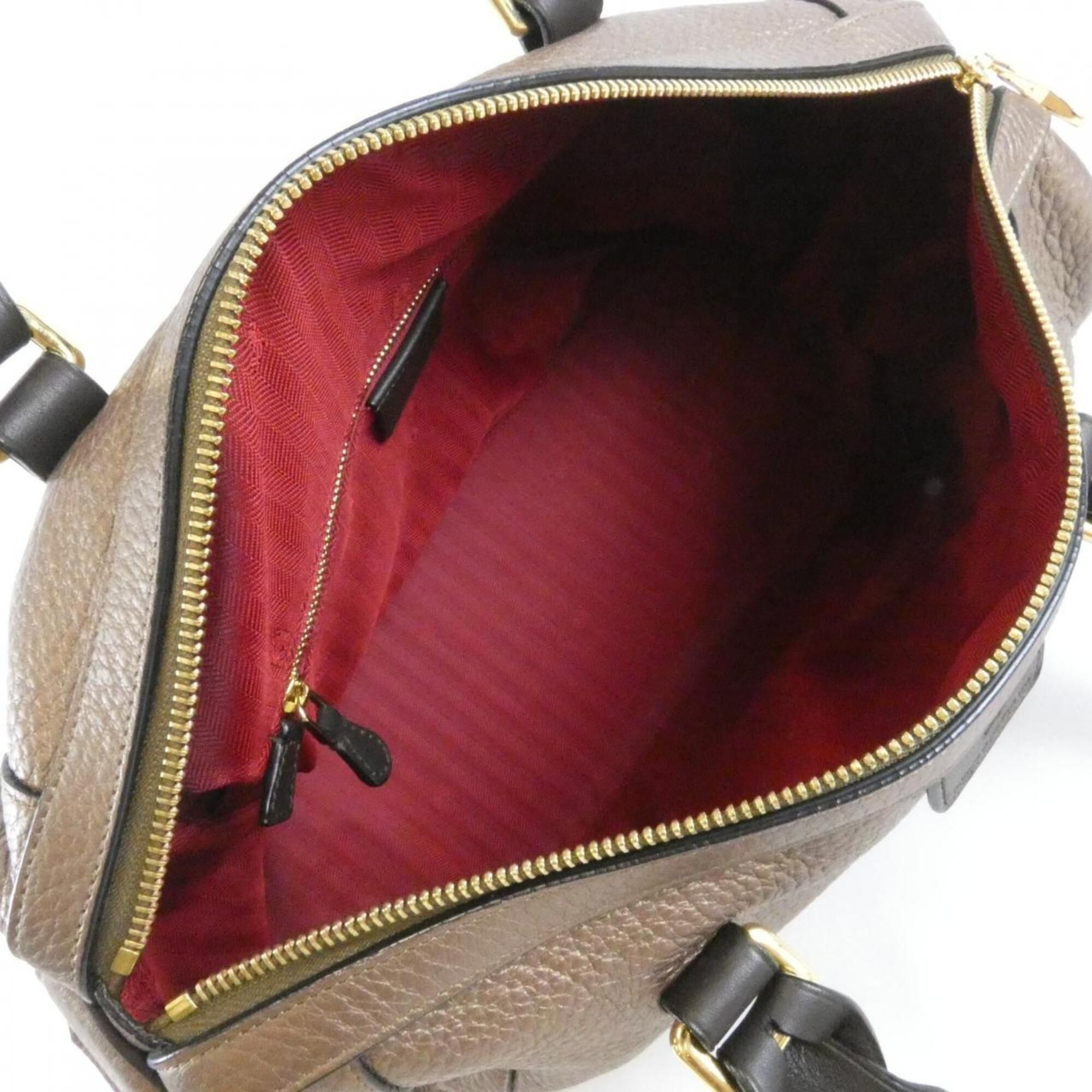 Leather Boston Bag (Pre-Owned) - Loewe - Modalova