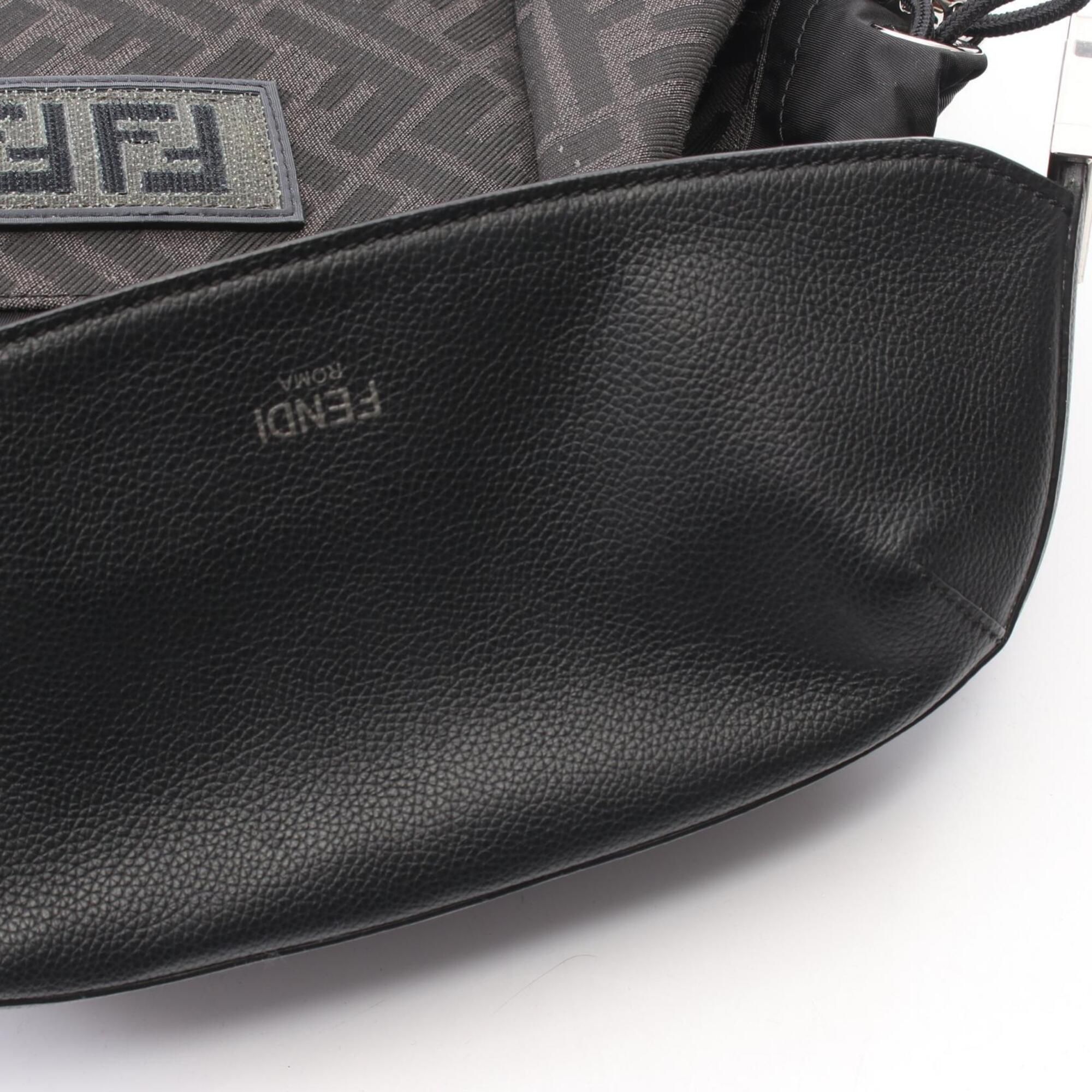 Canvas Leather Backpack (Pre-Owned) - Fendi - Modalova