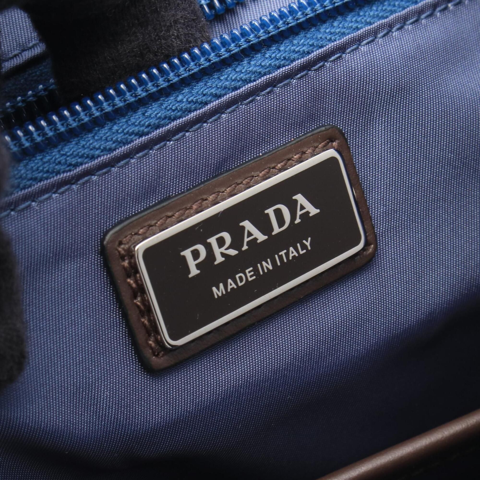 Nylon Leather Backpack Handbag (Pre-Owned) - Prada - Modalova