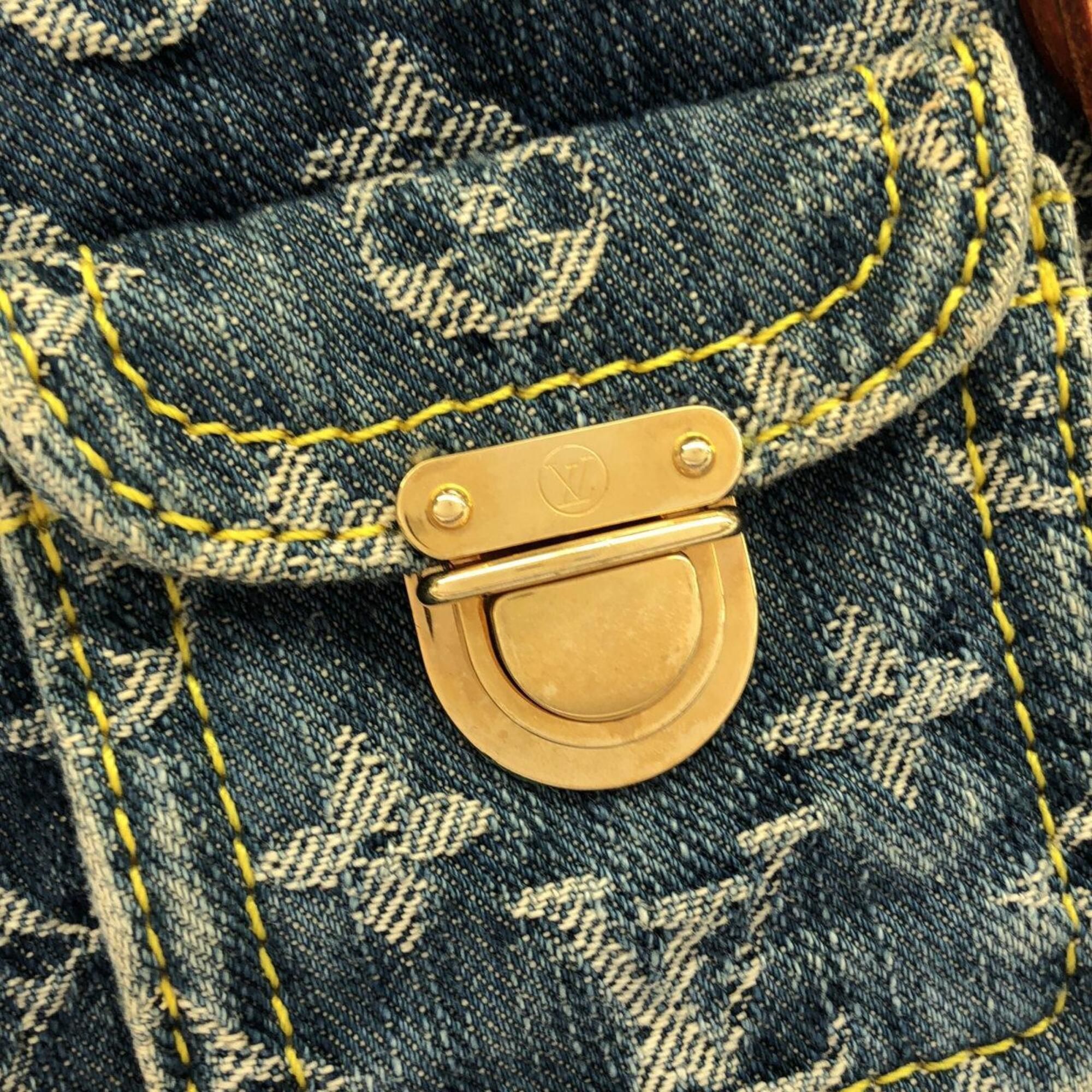 Denim Backpack (Pre-Owned) - Louis Vuitton - Modalova