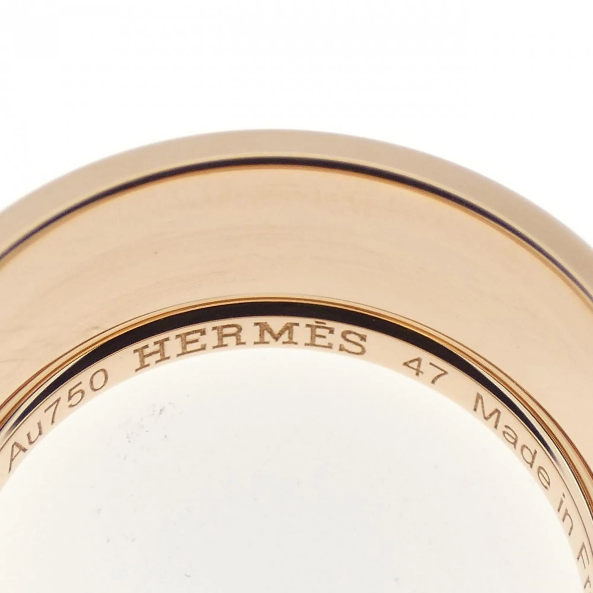 Pink Gold (18K) Band Ring (Pre-Owned) - Hermes - Modalova
