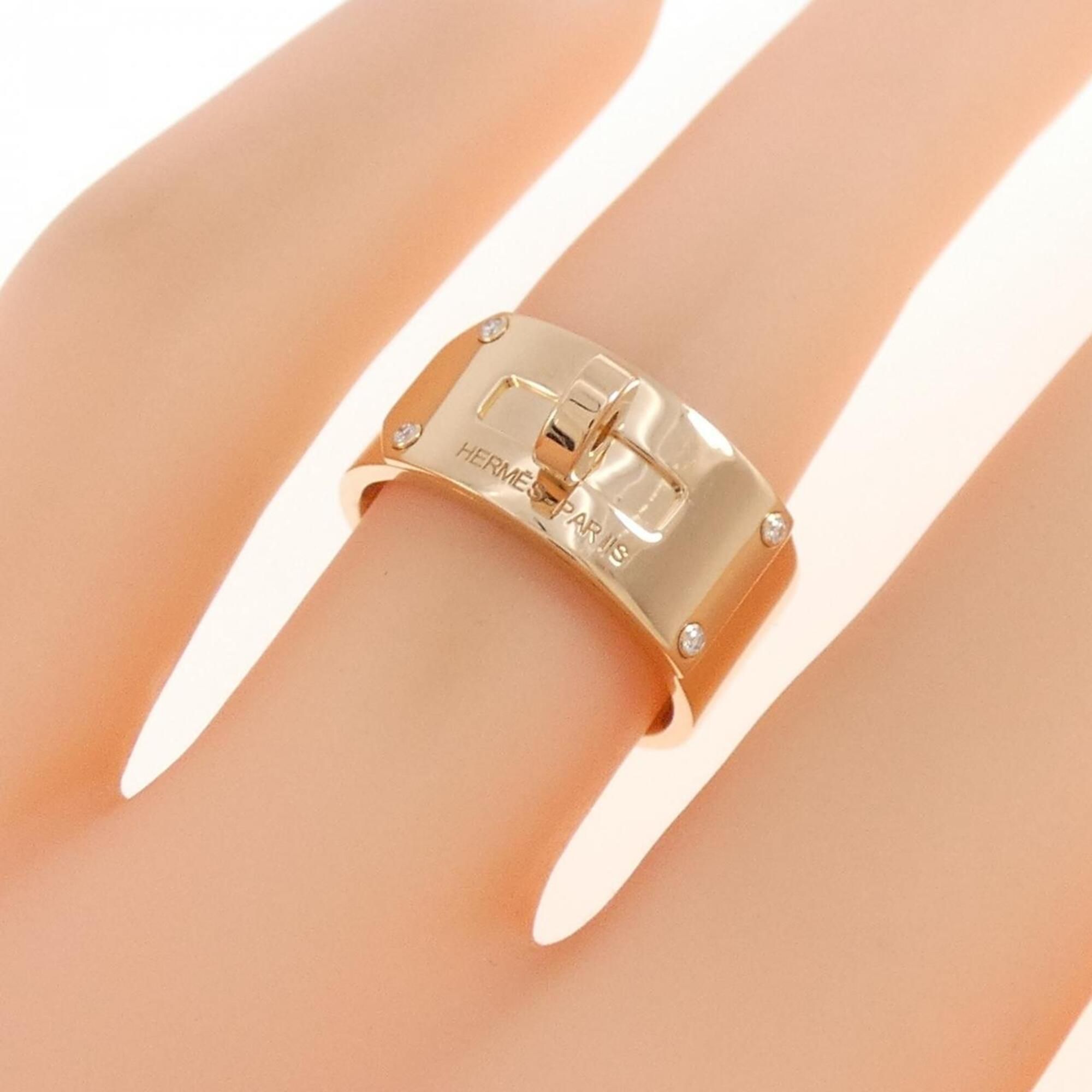 Pink Gold (18K) Band Ring (Pre-Owned) - Hermes - Modalova