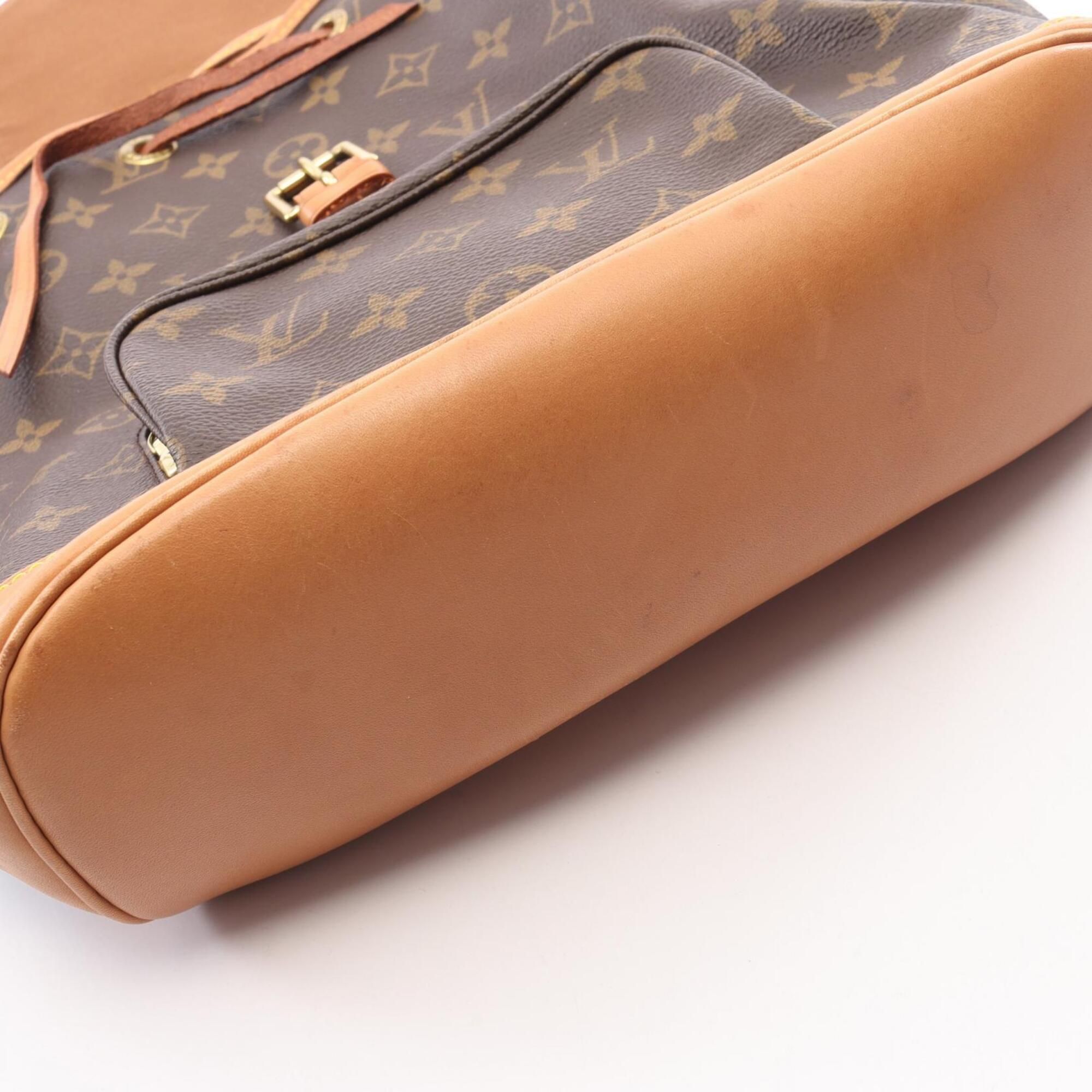 Coated Canvas Leather Backpack Handbag (Pre-Owned) - Louis Vuitton - Modalova