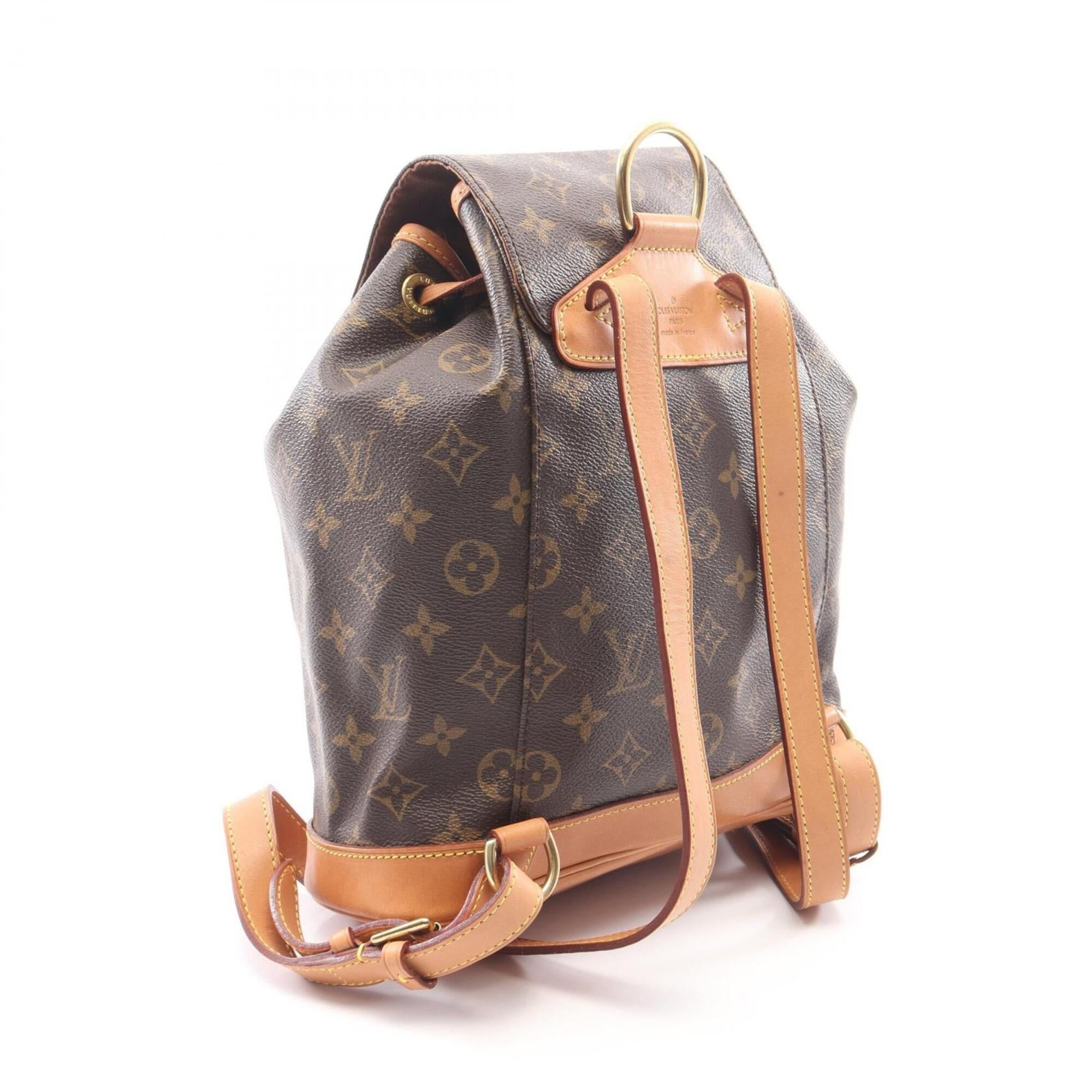 Coated Canvas Leather Backpack Handbag (Pre-Owned) - Louis Vuitton - Modalova