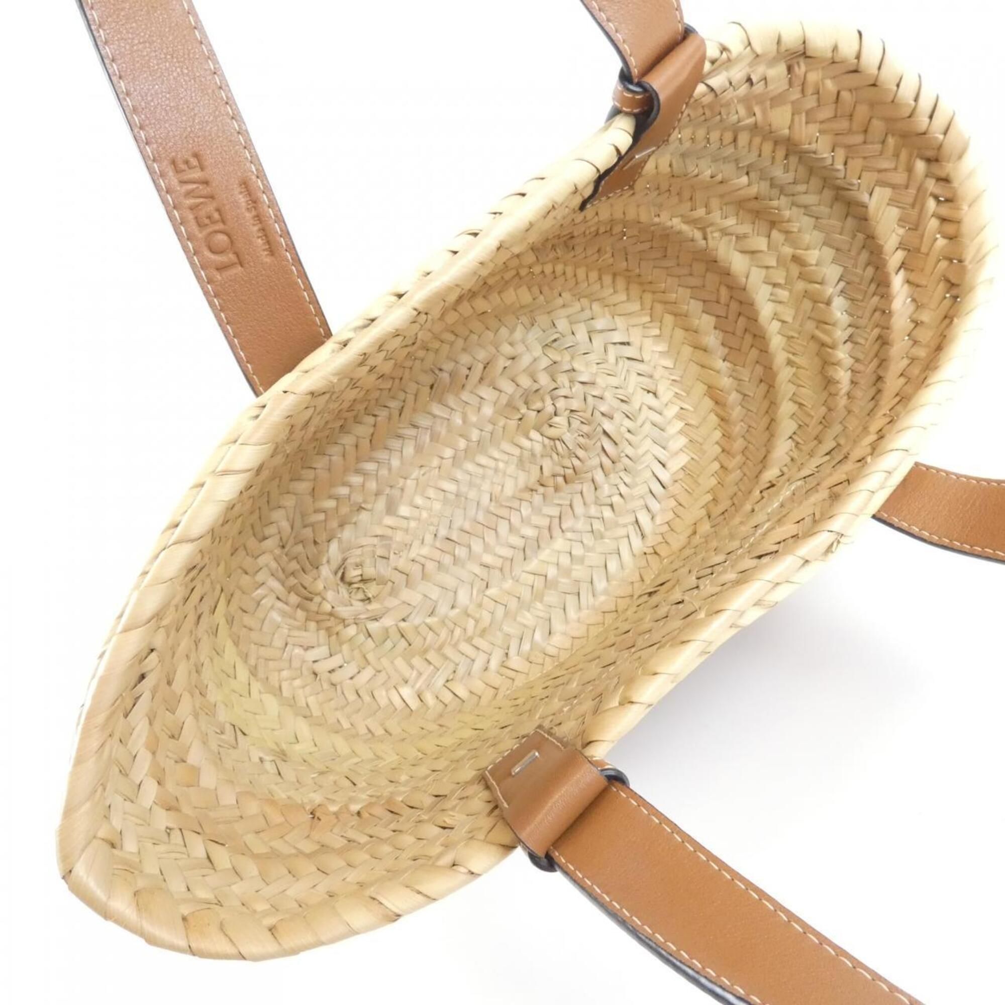Raffia Leather Handbag (Pre-Owned) - Loewe - Modalova