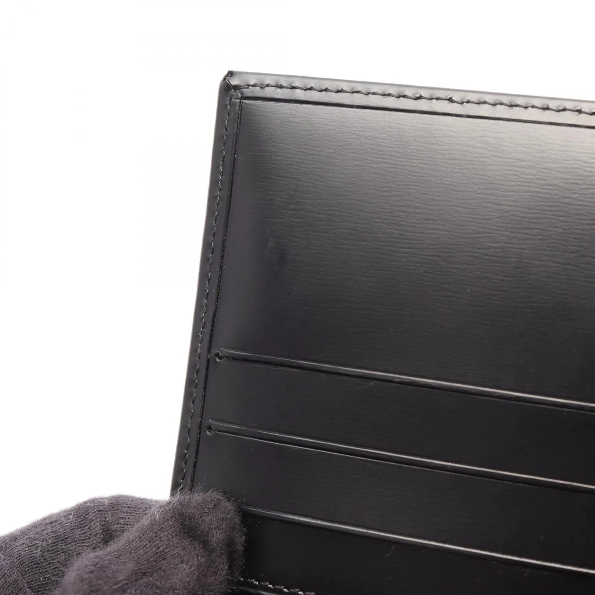 Leather Long Wallet (Bi-Fold) (Pre-Owned) - Cartier - Modalova