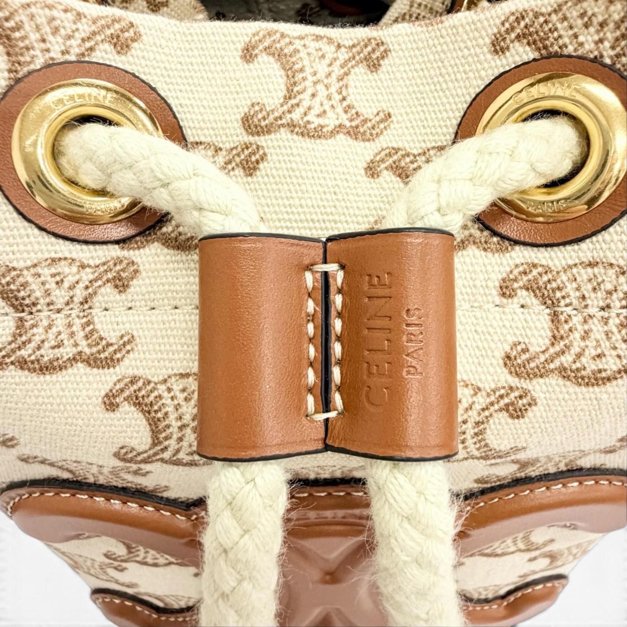 Canvas Leather Handbag (Pre-Owned) - Celine - Modalova
