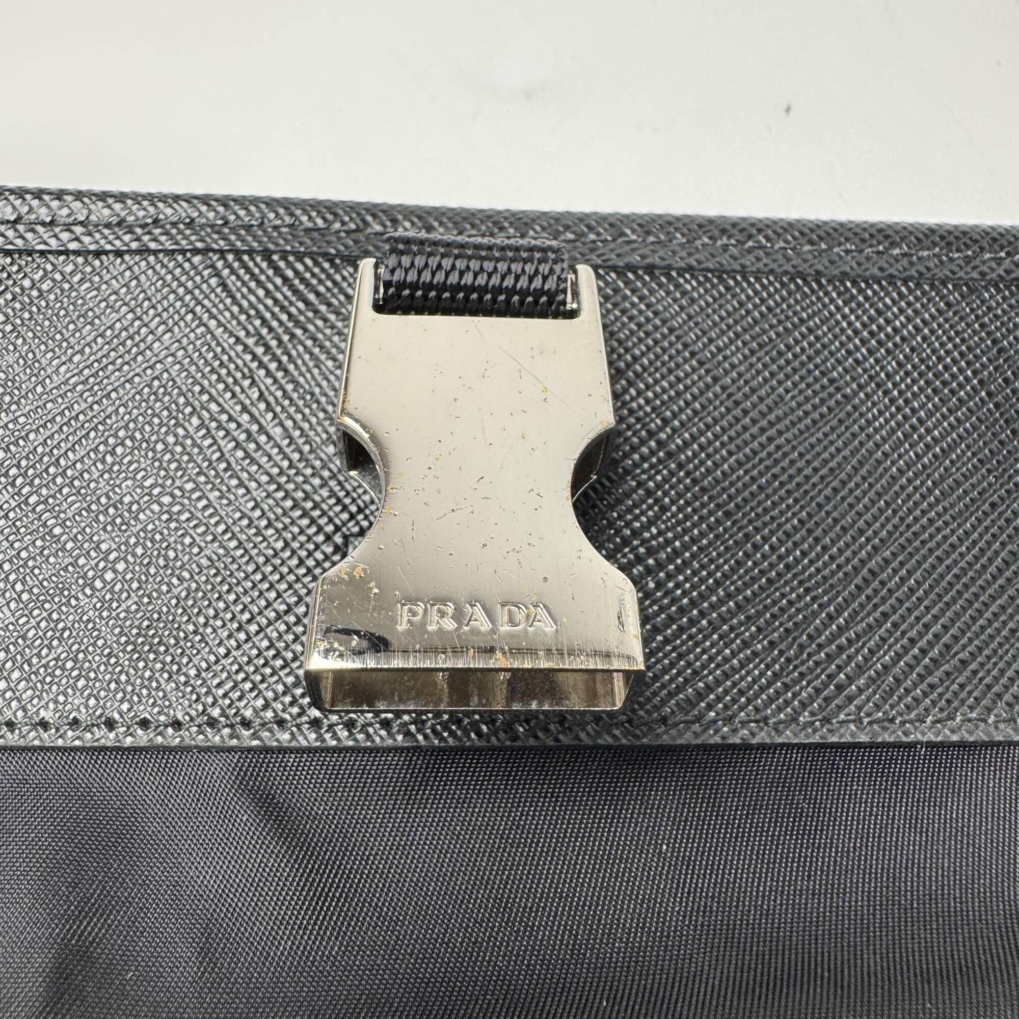 Nylon Leather Shoulder Bag (Pre-Owned) - Prada - Modalova