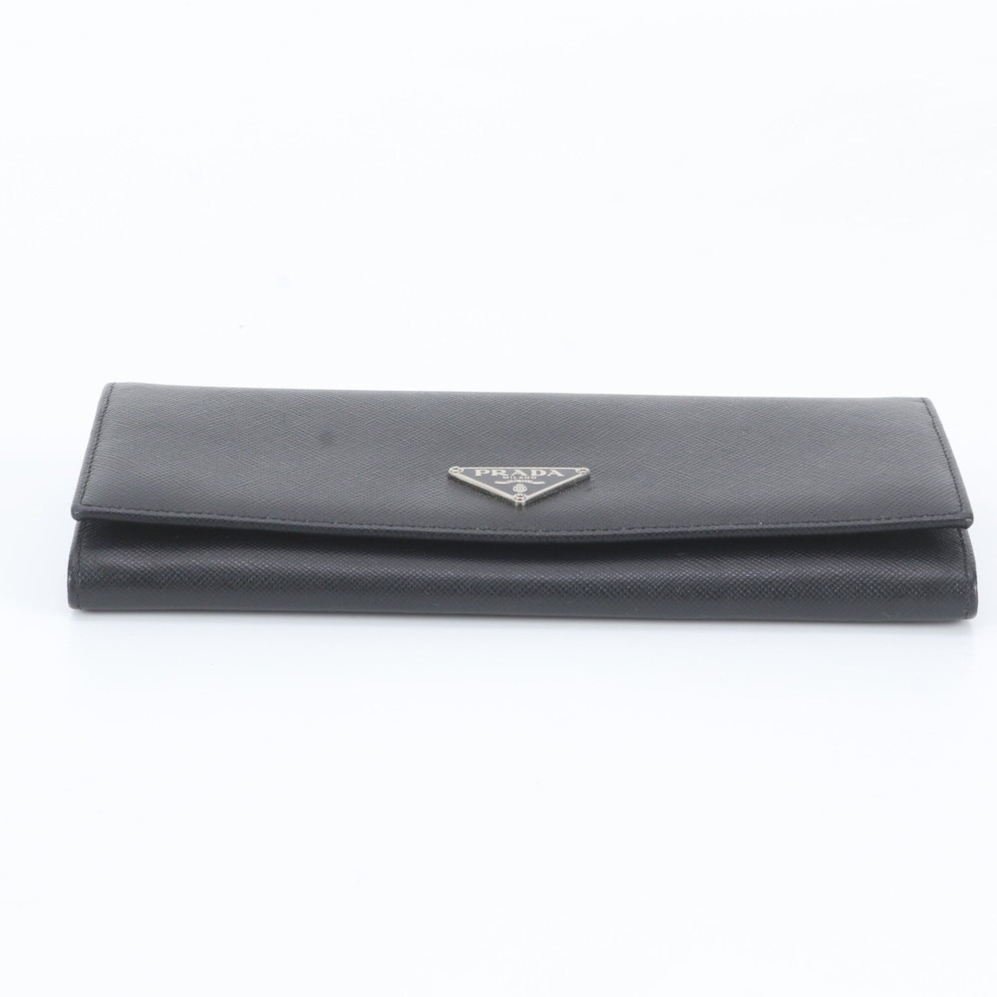 Leather Long Wallet (Bi-Fold) (Pre-Owned) - Prada - Modalova