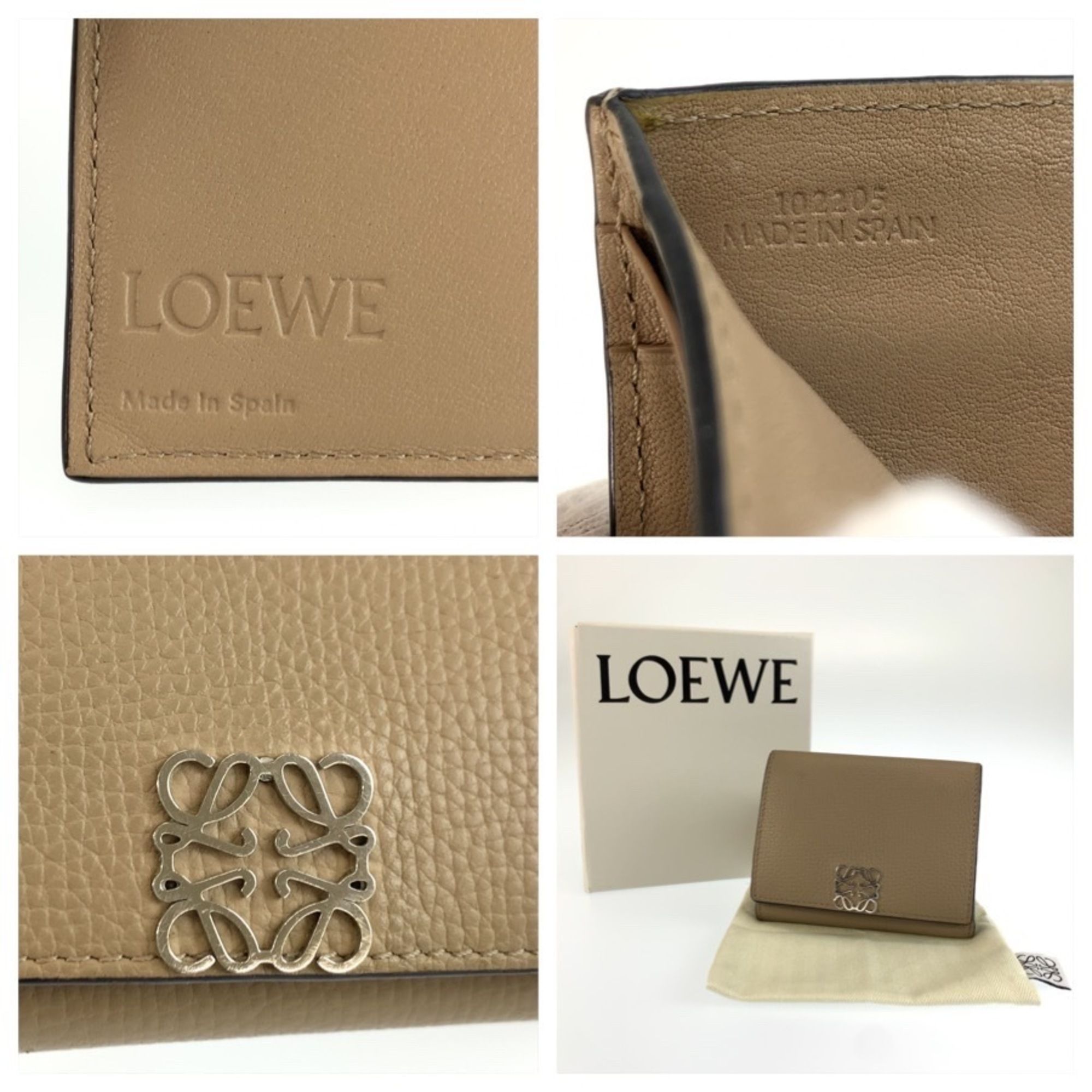 Leather Wallet (Tri-Fold) (Pre-Owned) - Loewe - Modalova