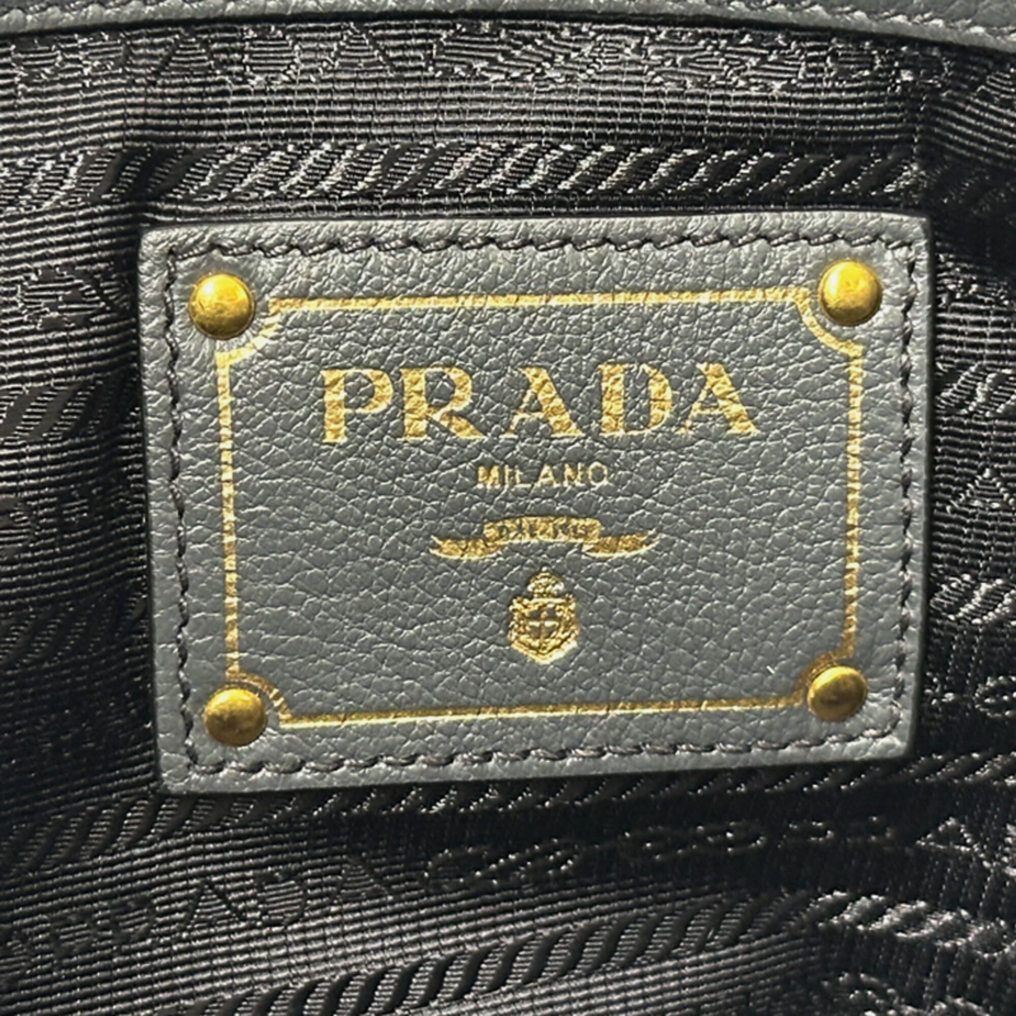 Leather Tote Bag (Pre-Owned) - Prada - Modalova