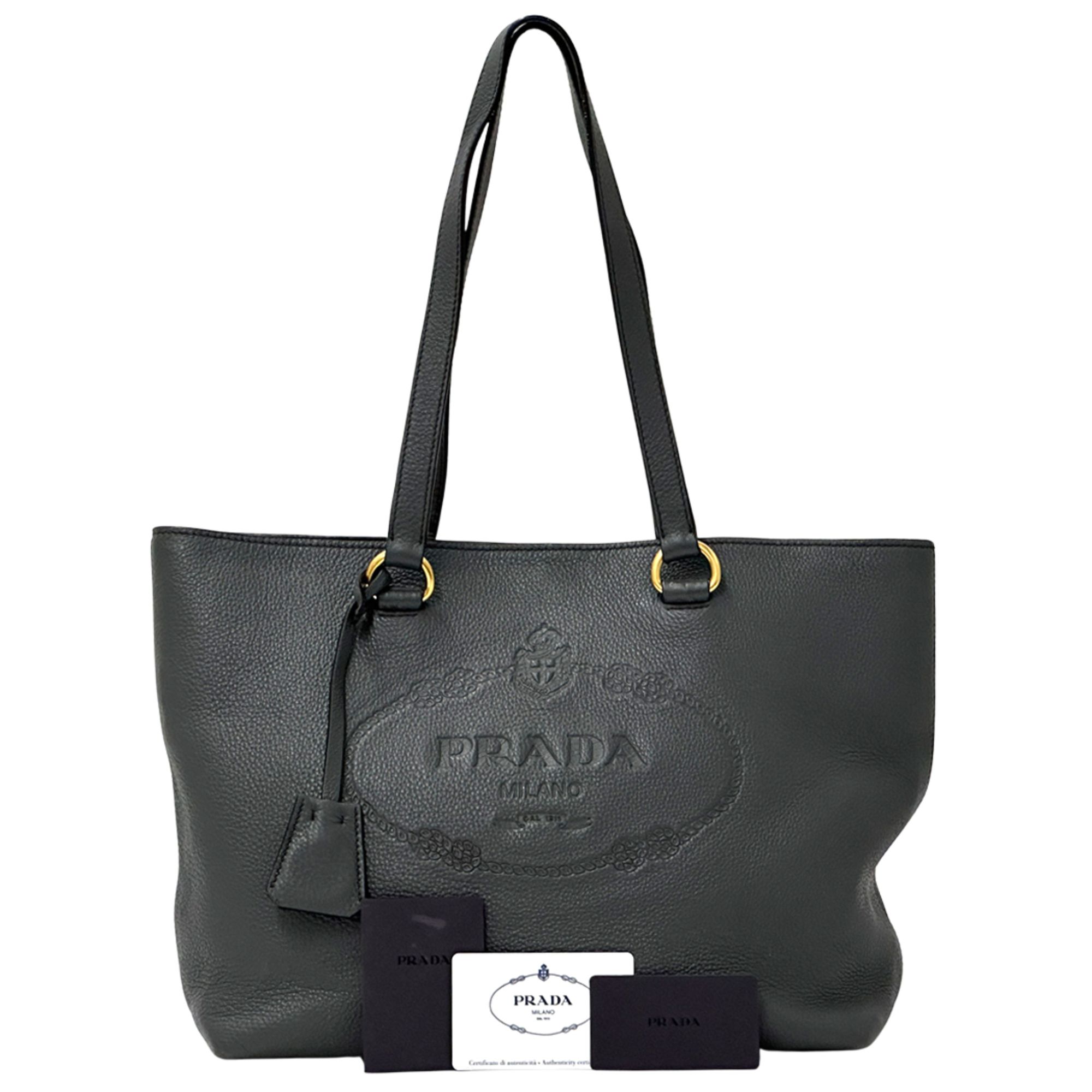 Leather Tote Bag (Pre-Owned) - Prada - Modalova
