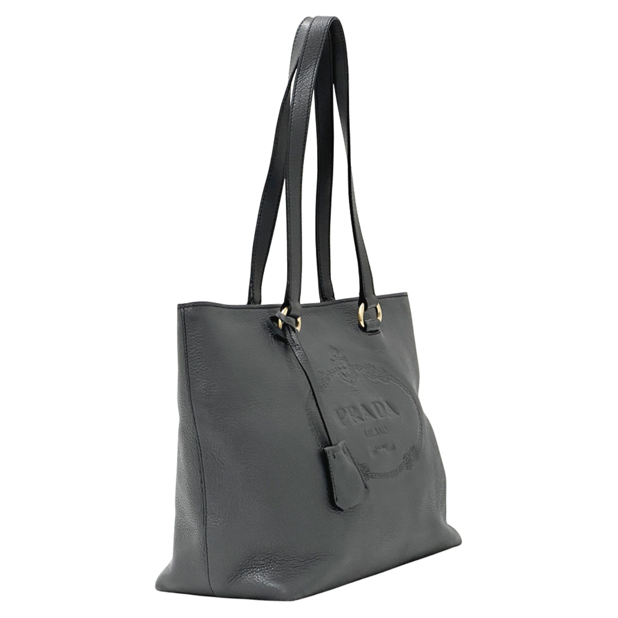 Leather Tote Bag (Pre-Owned) - Prada - Modalova