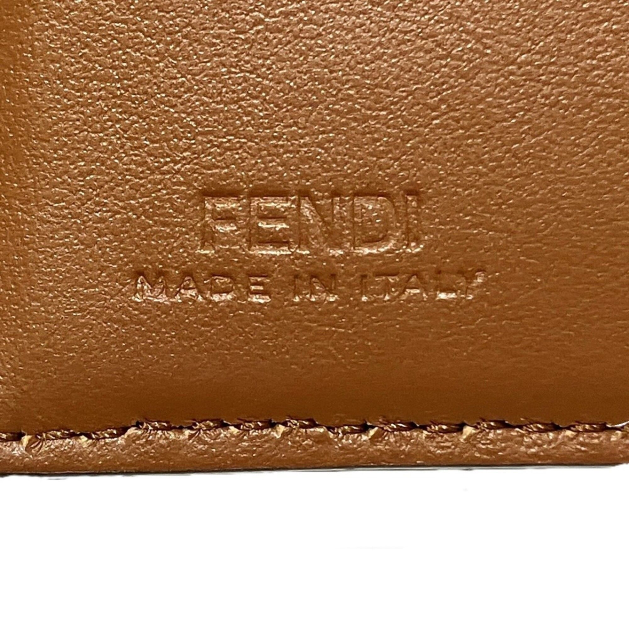 Leather Fabric Wallet (Bi-Fold) (Pre-Owned) - Fendi - Modalova