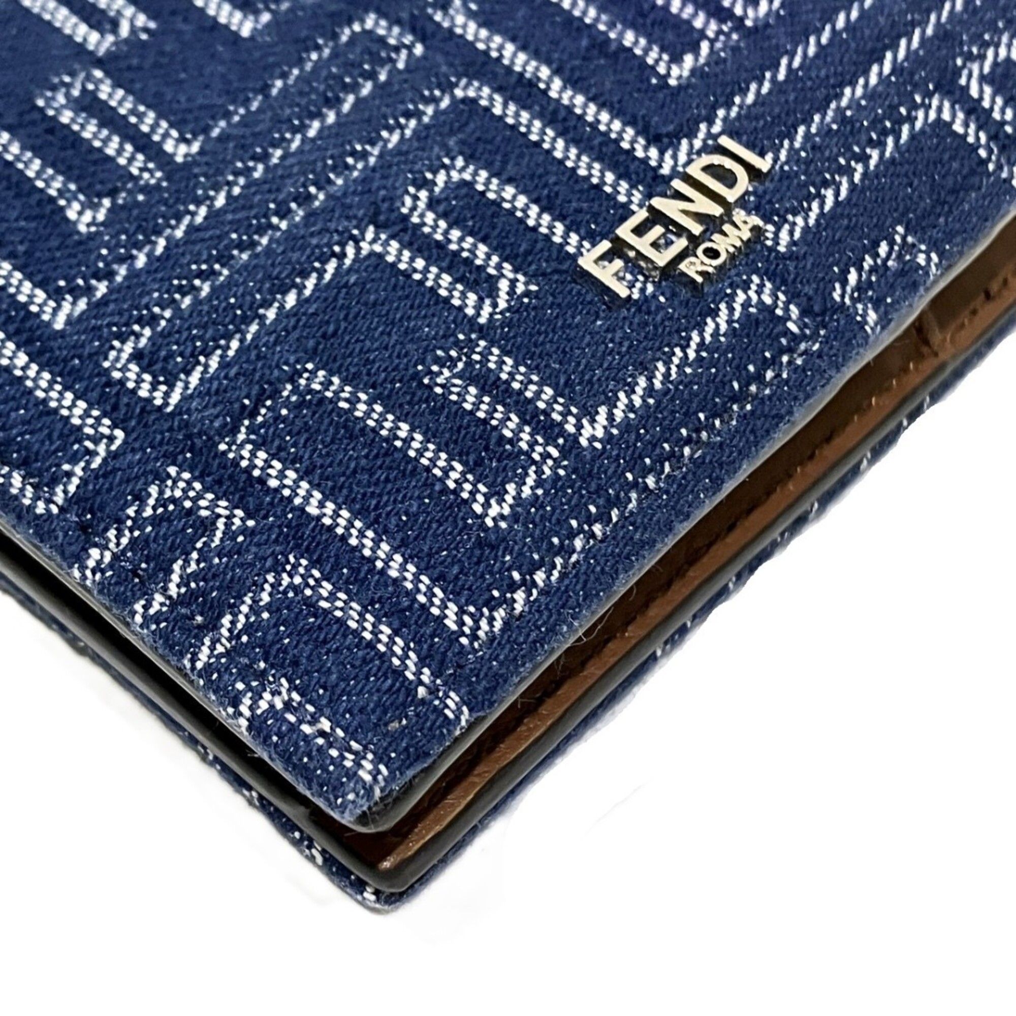 Leather Fabric Wallet (Bi-Fold) (Pre-Owned) - Fendi - Modalova