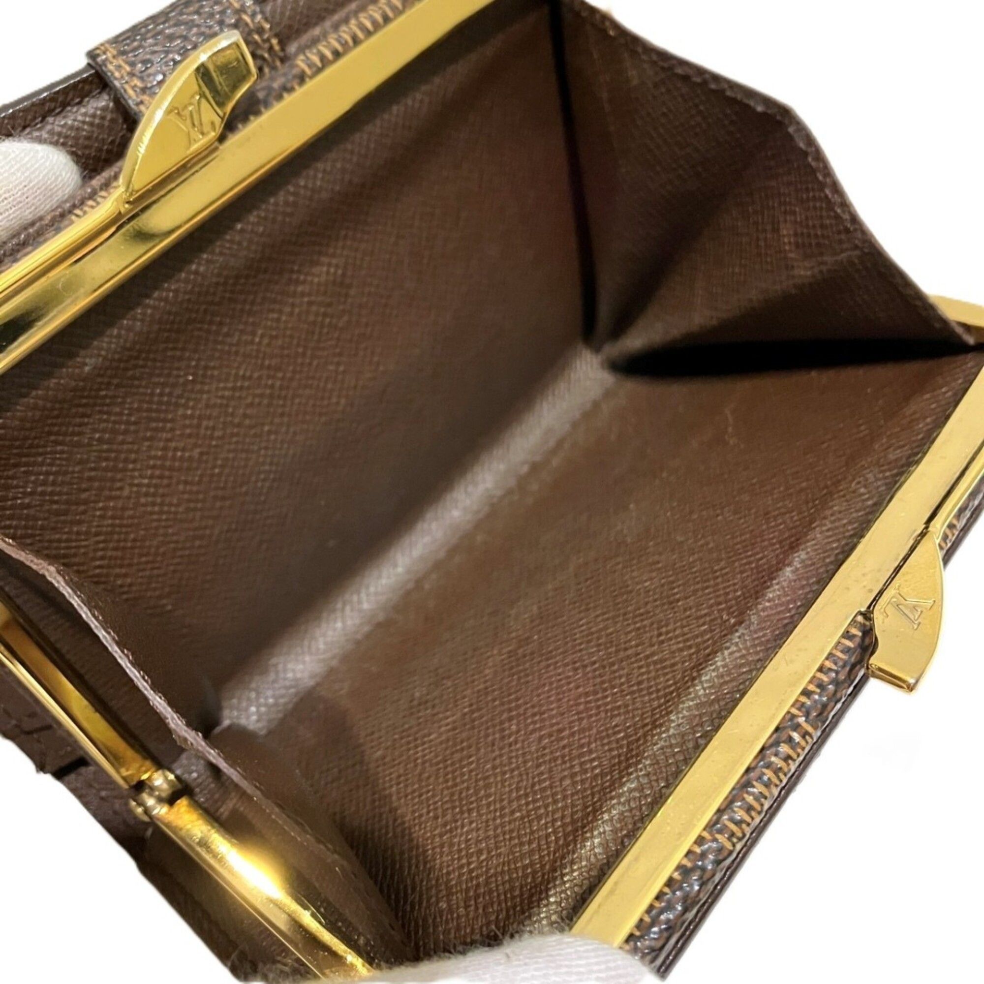 Damier Damier Canvas Wallet (Bi-Fold) (Pre-Owned) - Louis Vuitton - Modalova